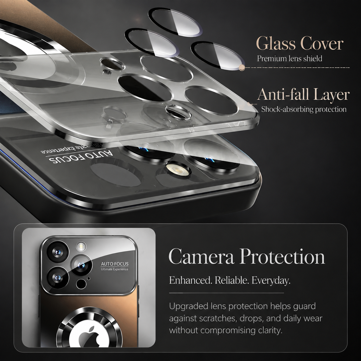 Premium iPhone Case Magnetic Aluminum Alloy Frame Hard PC Back Cover MagSafe Compatible Shockproof Matte Anti Fingerprint Slim Protective Design