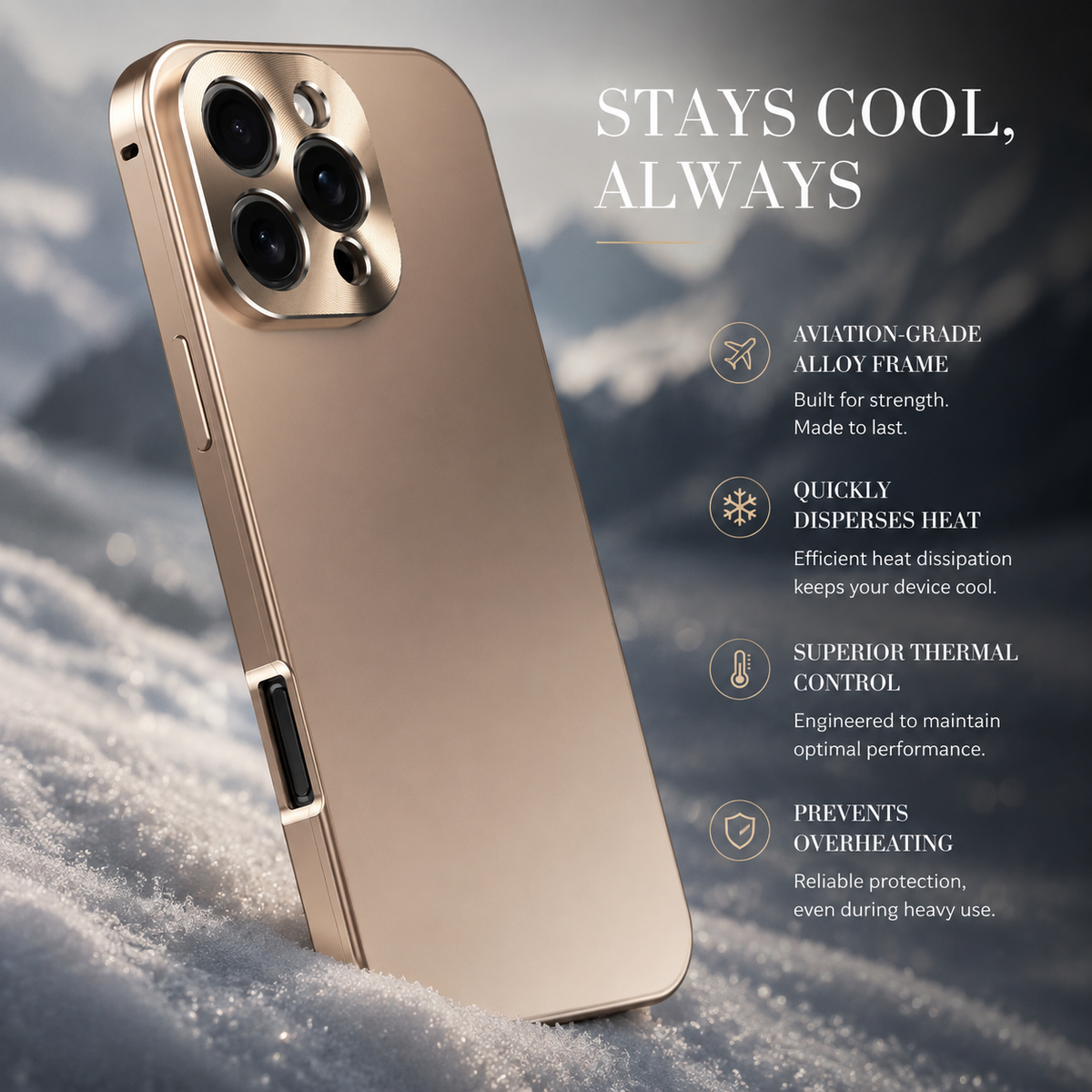 Premium iPhone Case Magnetic Aluminum Frame Shockproof Protective Cover Camera Lens Protection Wireless Charging Anti Scratch Slim Metal Full Coverage