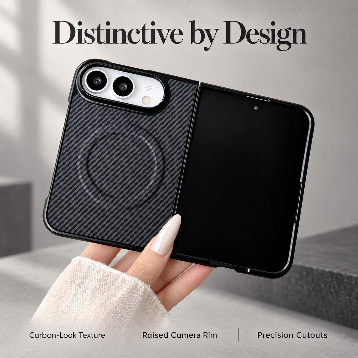 Premium iPhone Case Magnetic Carbon Fiber Pattern Soft TPU MagSafe Shockproof Anti Knock Slim Non Slip Durable Protective Tough Back Phone Cover Shell Case