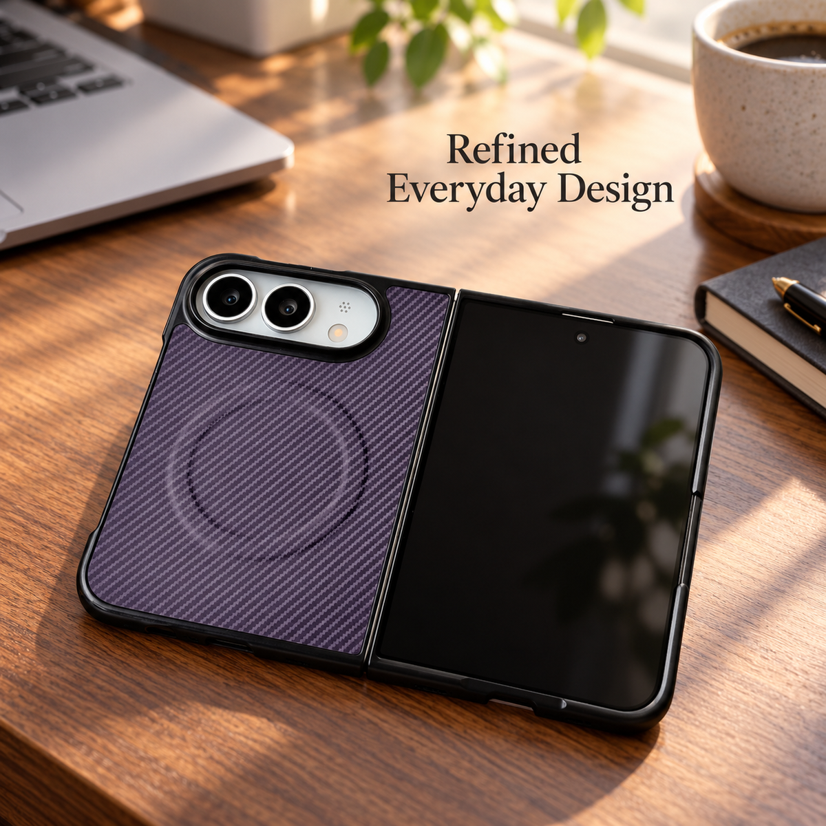 Premium iPhone Case Magnetic Carbon Fiber Pattern Soft TPU Shockproof Anti Knock Slim Protective Durable Non Slip Wireless Charging Phone Cover Shell Case