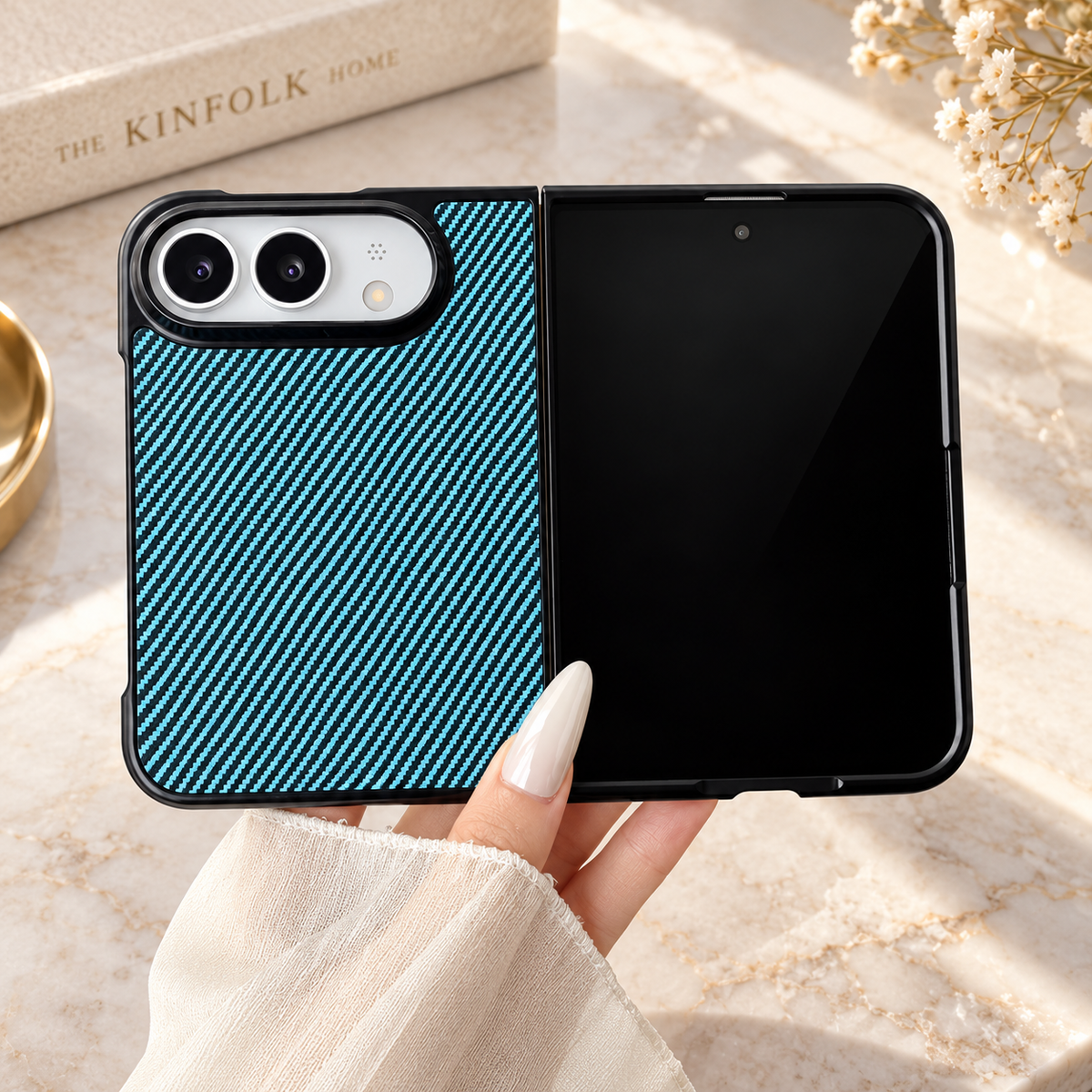 Premium iPhone Case Magnetic Carbon Fiber Pattern Soft TPU Shockproof Anti Knock Slim Protective Durable Non Slip Wireless Charging Phone Cover Shell Case
