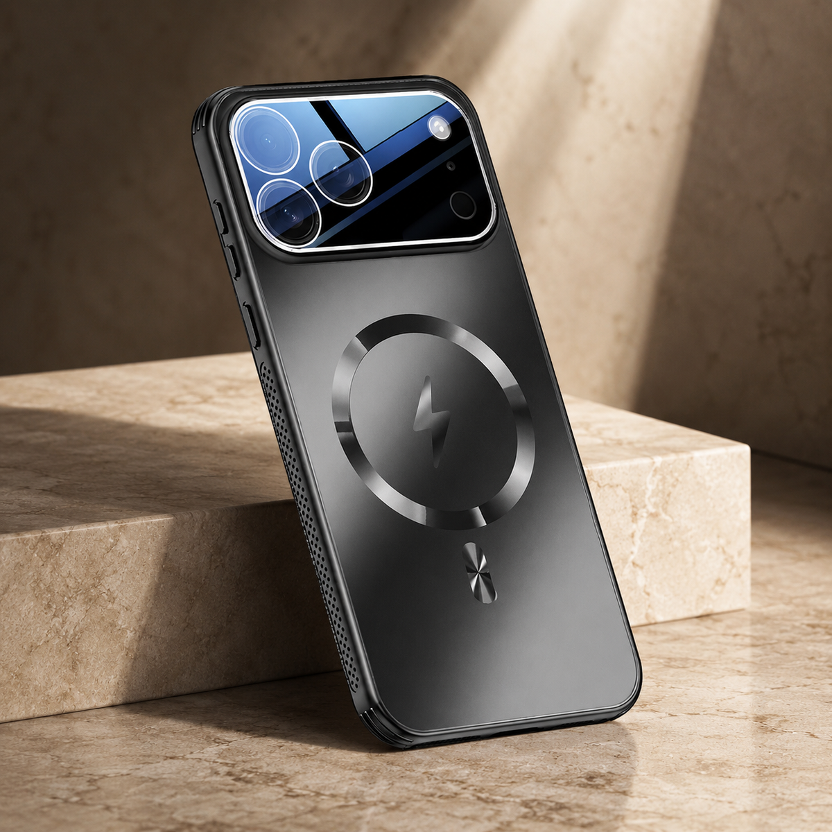 Premium iPhone Case Magnetic Frosted Heat Dissipation Protective Cover Camera Lens Protection Anti Scratch Slim Full Coverage Cooling Matte Case Design