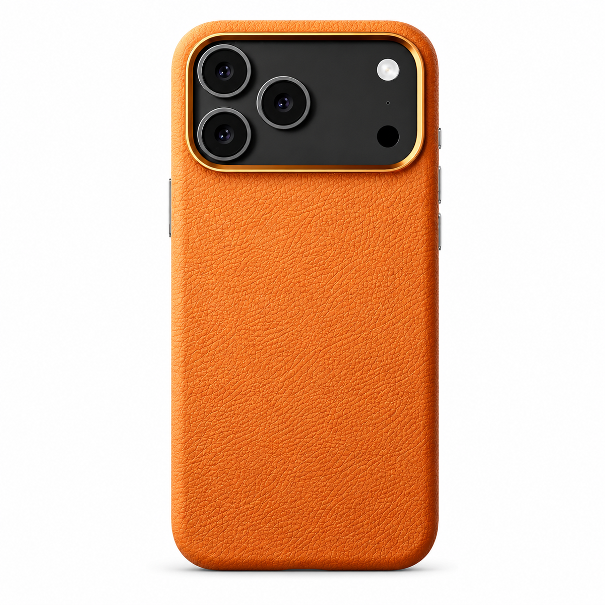 Premium iPhone Case Magnetic Leather Cover Metal Camera Protection Shockproof Anti Fingerprint Full Coverage MagSafe Wireless Charging Slim Protective