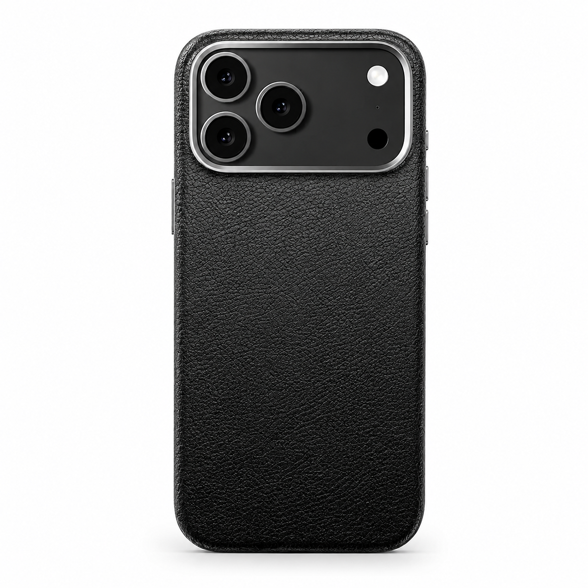 Premium iPhone Case Magnetic Leather Cover Metal Camera Protection Shockproof Anti Fingerprint Full Coverage MagSafe Wireless Charging Slim Protective