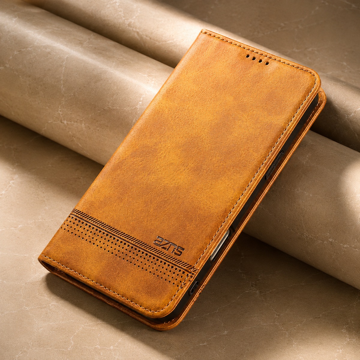 Premium iPhone Case Magnetic Leather Wallet Protective Cover Anti Scratch Dustproof Slim Card Storage Soft Touch Non Slip Full Coverage Folio Case