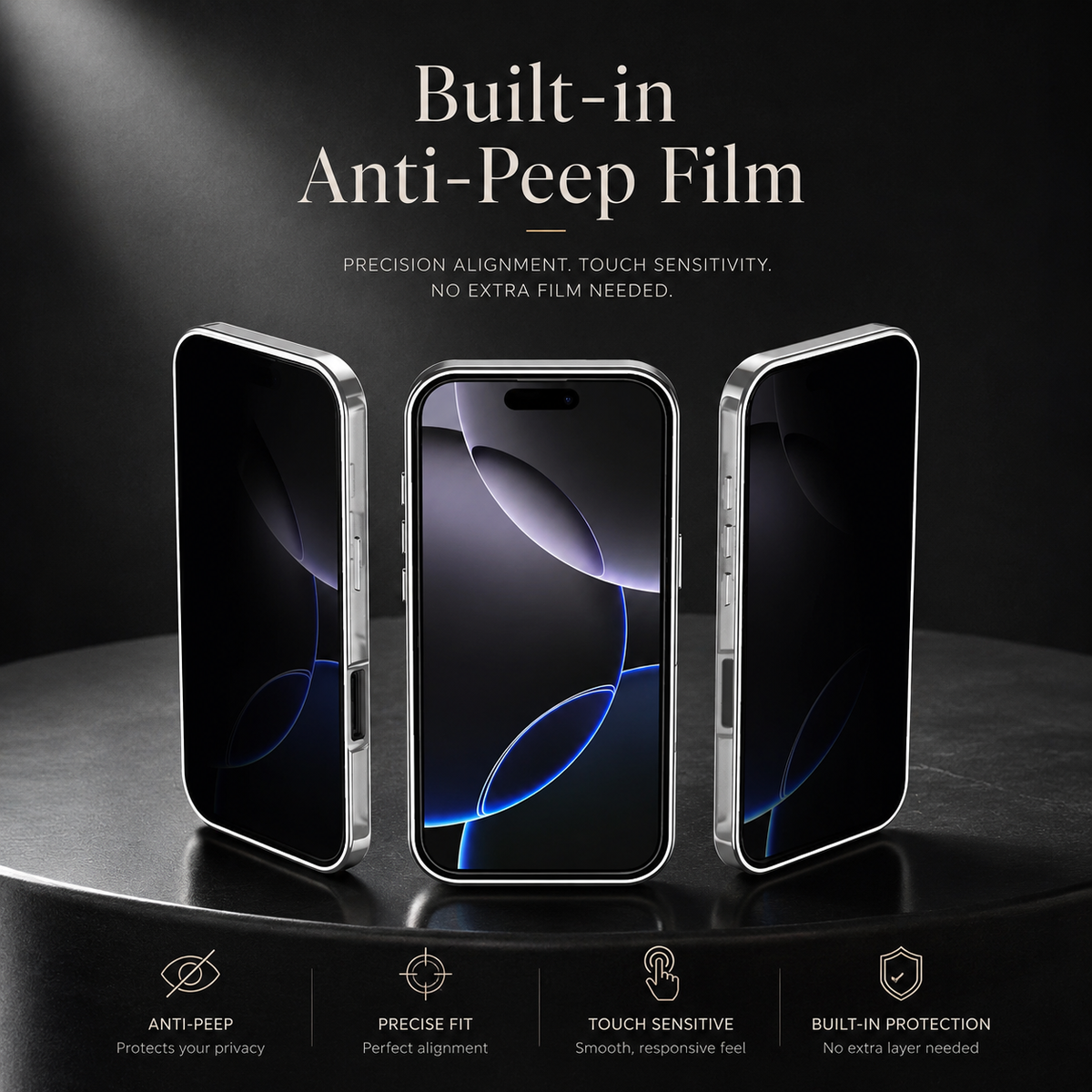 Premium iPhone Case Magnetic Metal Frame Glass Back Shockproof Full Coverage Protective Cover Anti Scratch Anti Fingerprint Non Slip Mirror Clear Tough Case