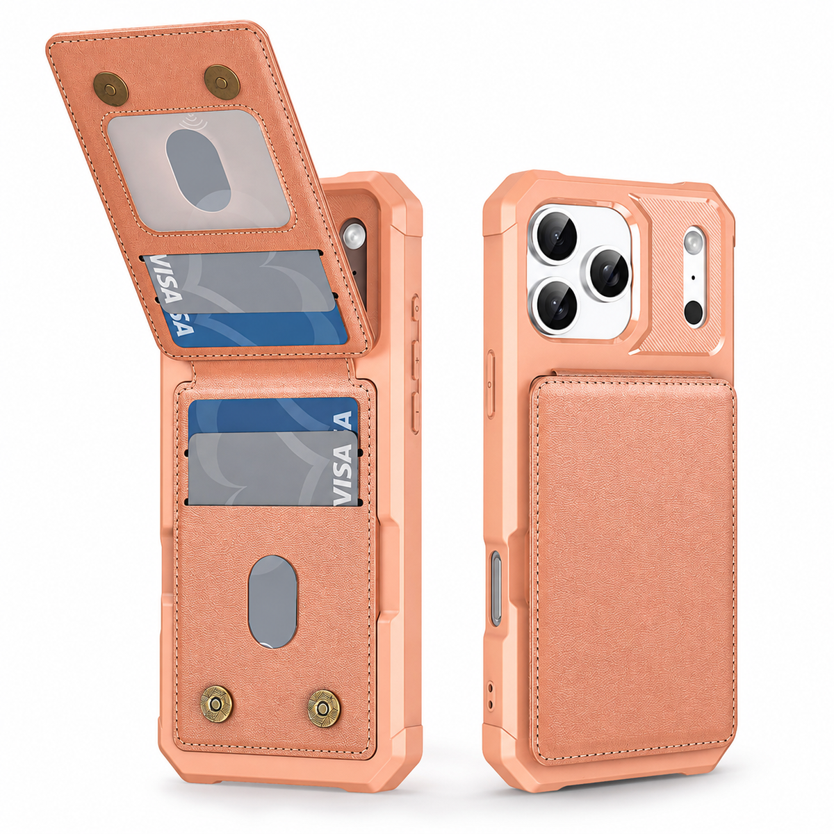 Premium iPhone Case Magnetic PU Leather Wallet Card Holder Flip Cover Shockproof Kickstand Anti Scratch Anti Fingerprint TPU Bumper Protective Case