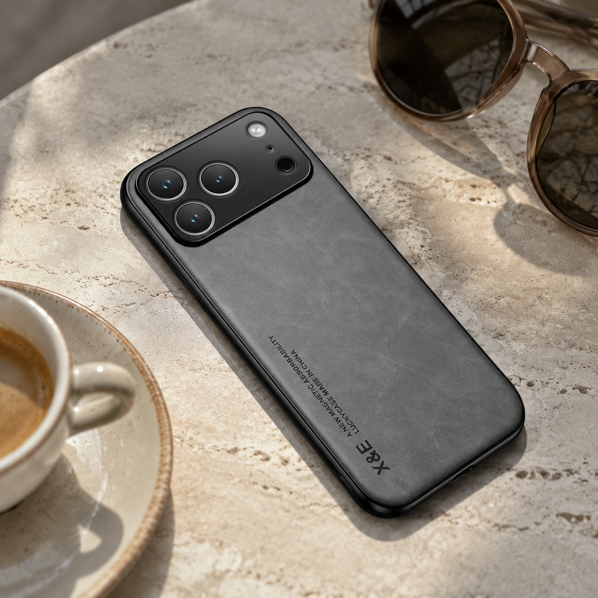 Premium iPhone Case Magnetic Shockproof Protective Cover Car Holder Compatible Anti Fingerprint Anti Scratch Non Slip Slim Reinforced Bumper Full Coverage
