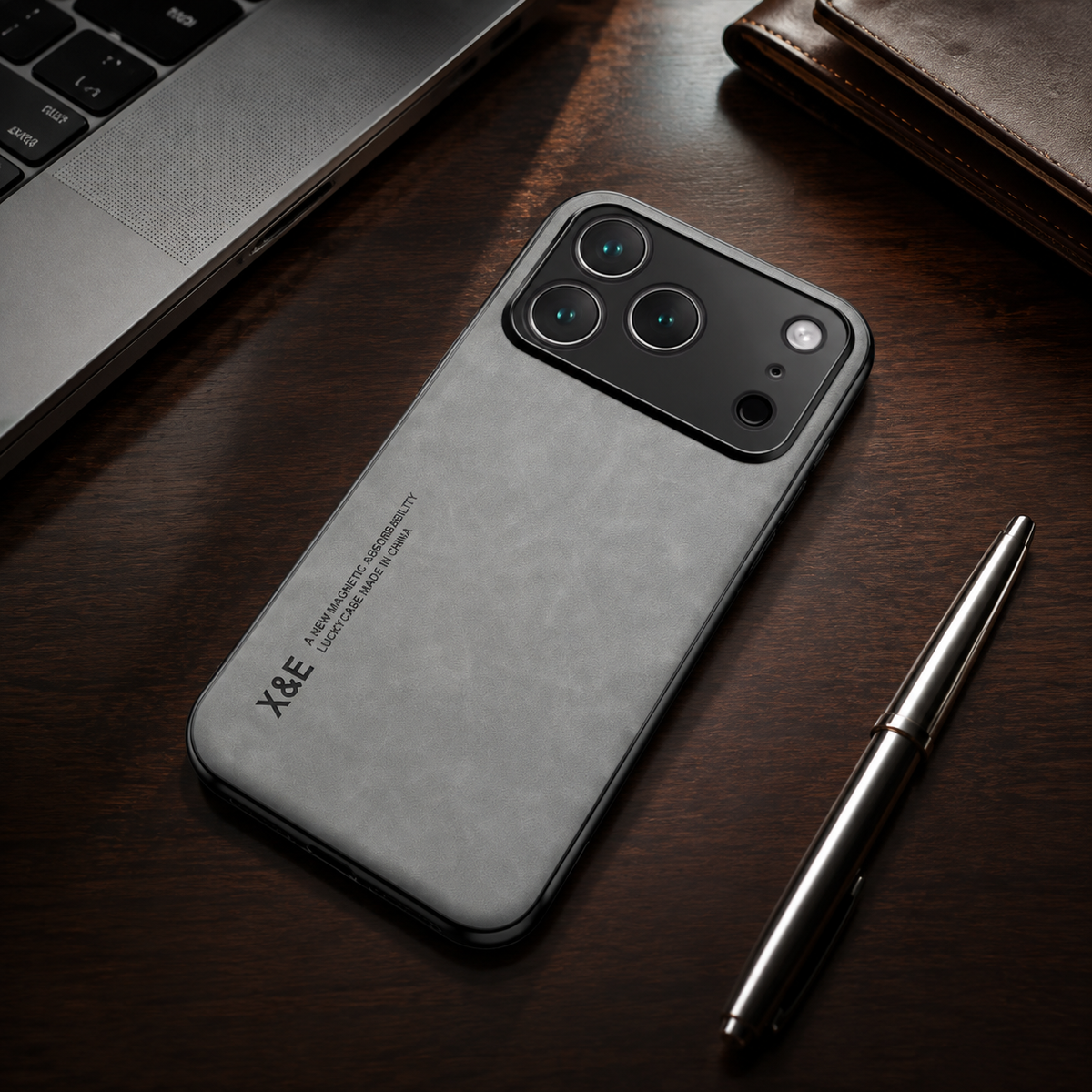 Premium iPhone Case Magnetic Shockproof Protective Cover Car Holder Compatible Anti Fingerprint Anti Scratch Non Slip Slim Reinforced Bumper Full Coverage