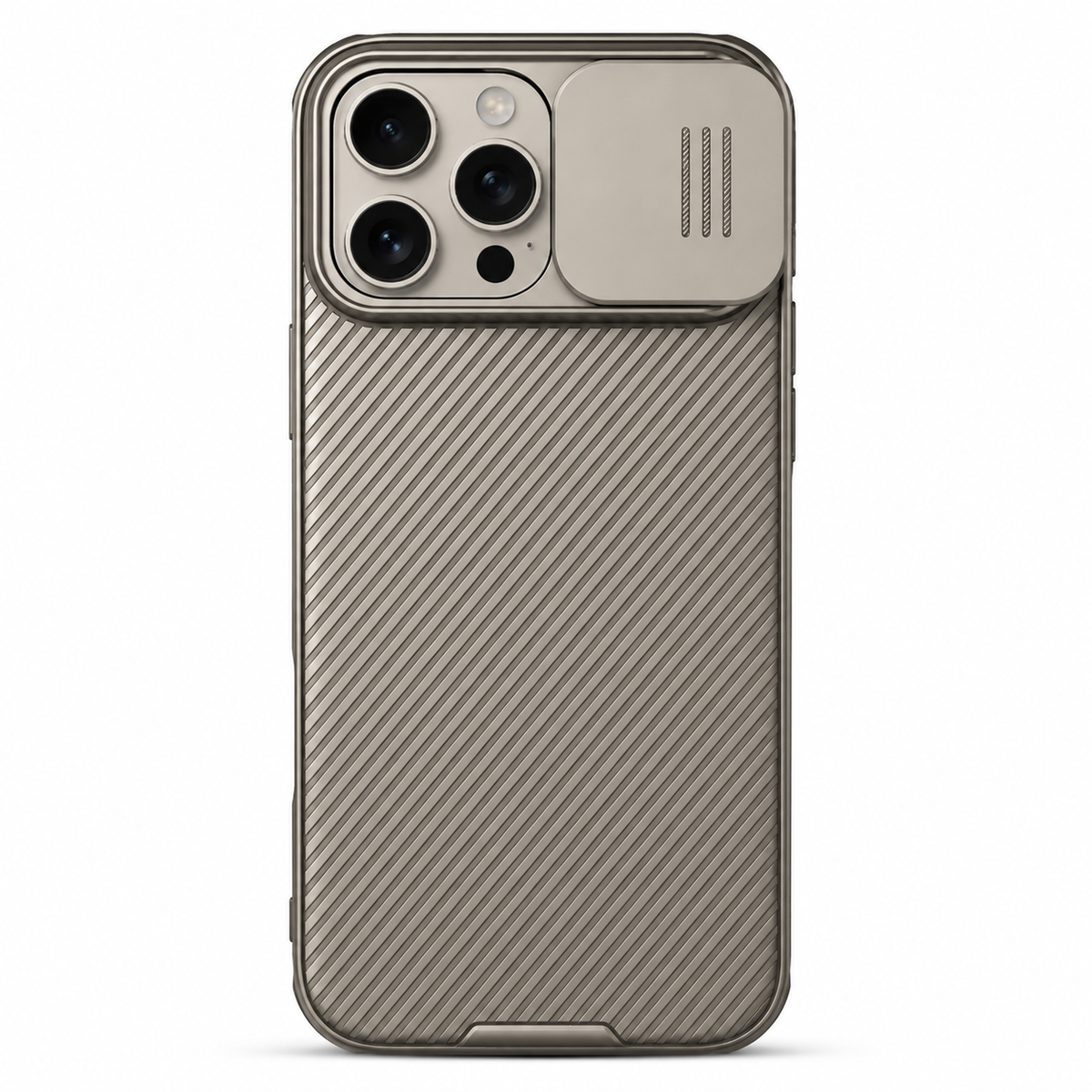 Premium iPhone Case Magnetic Shockproof Sliding Camera Cover PC TPU Dual Layer Anti Scratch Anti Slip Protective Casing Rugged Full Coverage Dustproof