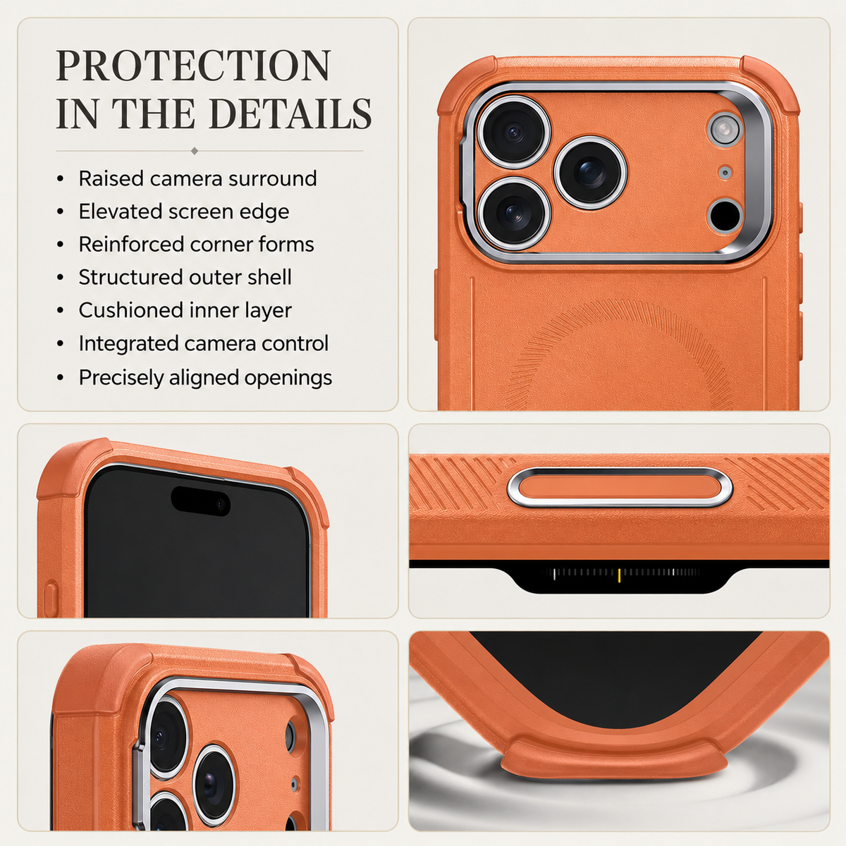 Premium iPhone Case Magnetic Stash Stand Military Grade Shockproof MagSafe Slim Anti Drop Camera Protection Durable Protective Kickstand Phone Cover Case