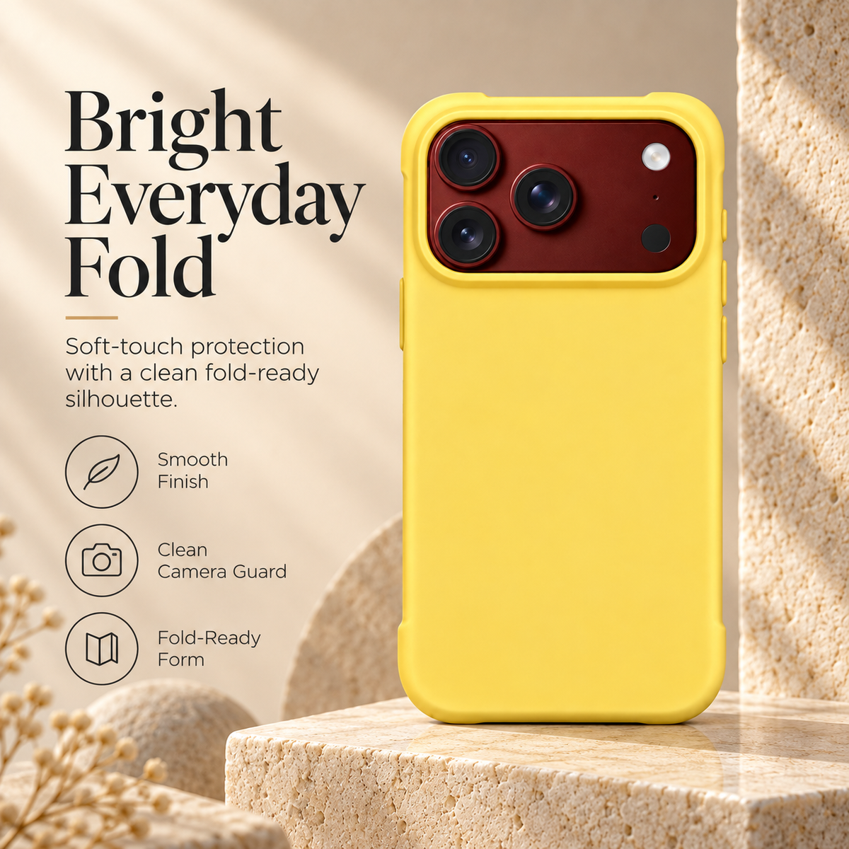 Premium iPhone Case Matte Candy Color Ultra Thin Foldable Cover Full Hinge Protection Shockproof Front Back Hard PC Slim Durable Protective Phone Cover Case