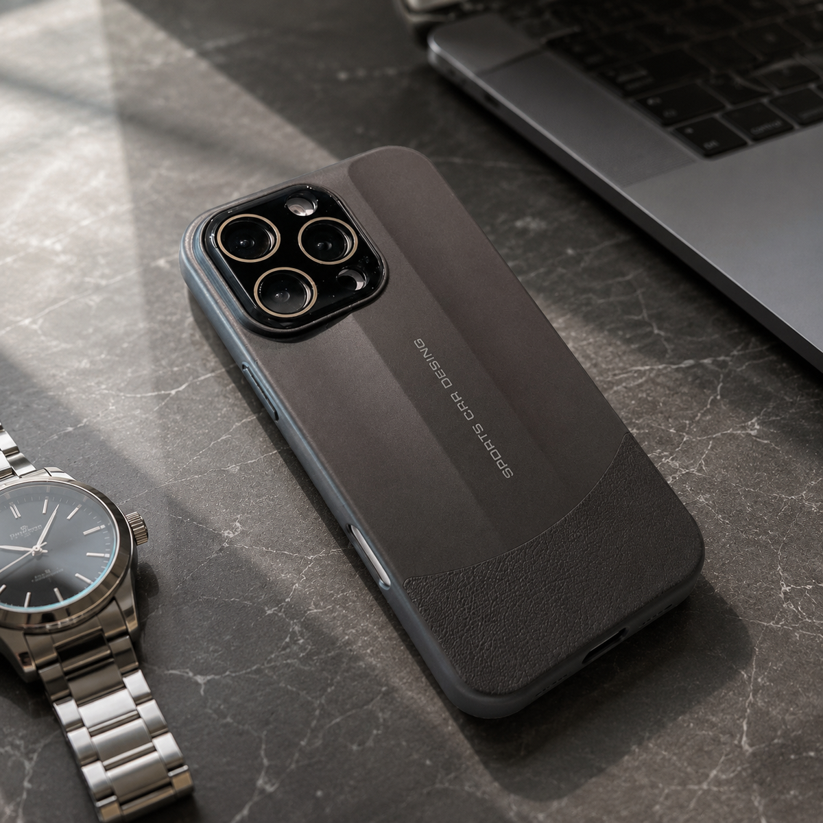 Premium iPhone Case Matte Leather Hard Shell Camera Lens Protection Anti Scratch Anti Fingerprint Non Slip Lightweight Dustproof Slim Protective Cover