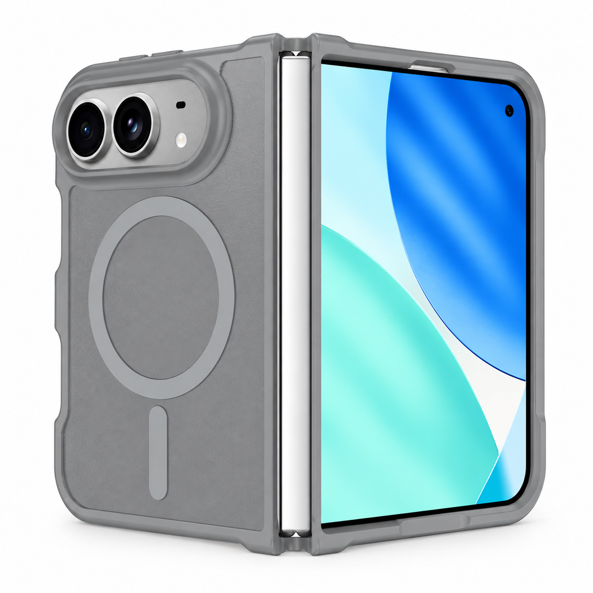 Premium iPhone Case Matte Translucent Skin Feel MagSafe Magnetic Ultra Thin Foldable Cover Wireless Charging Hard PC Slim Durable Protective Phone Cover Case