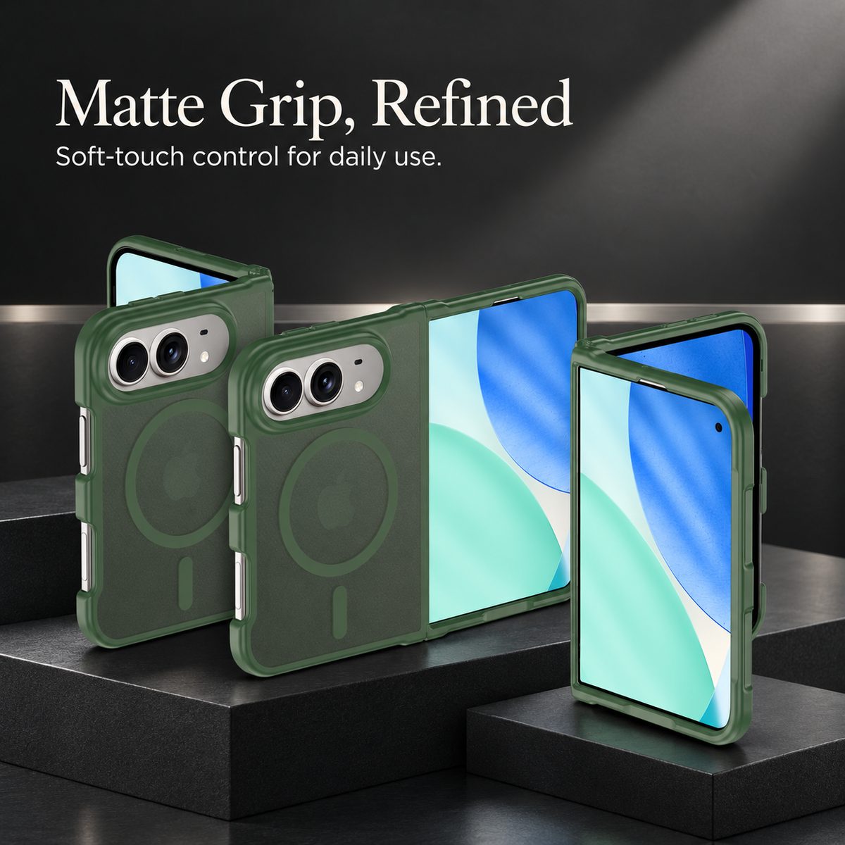 Premium iPhone Case Matte Translucent Skin Feel MagSafe Magnetic Ultra Thin Foldable Cover Wireless Charging Hard PC Slim Durable Protective Phone Cover Case