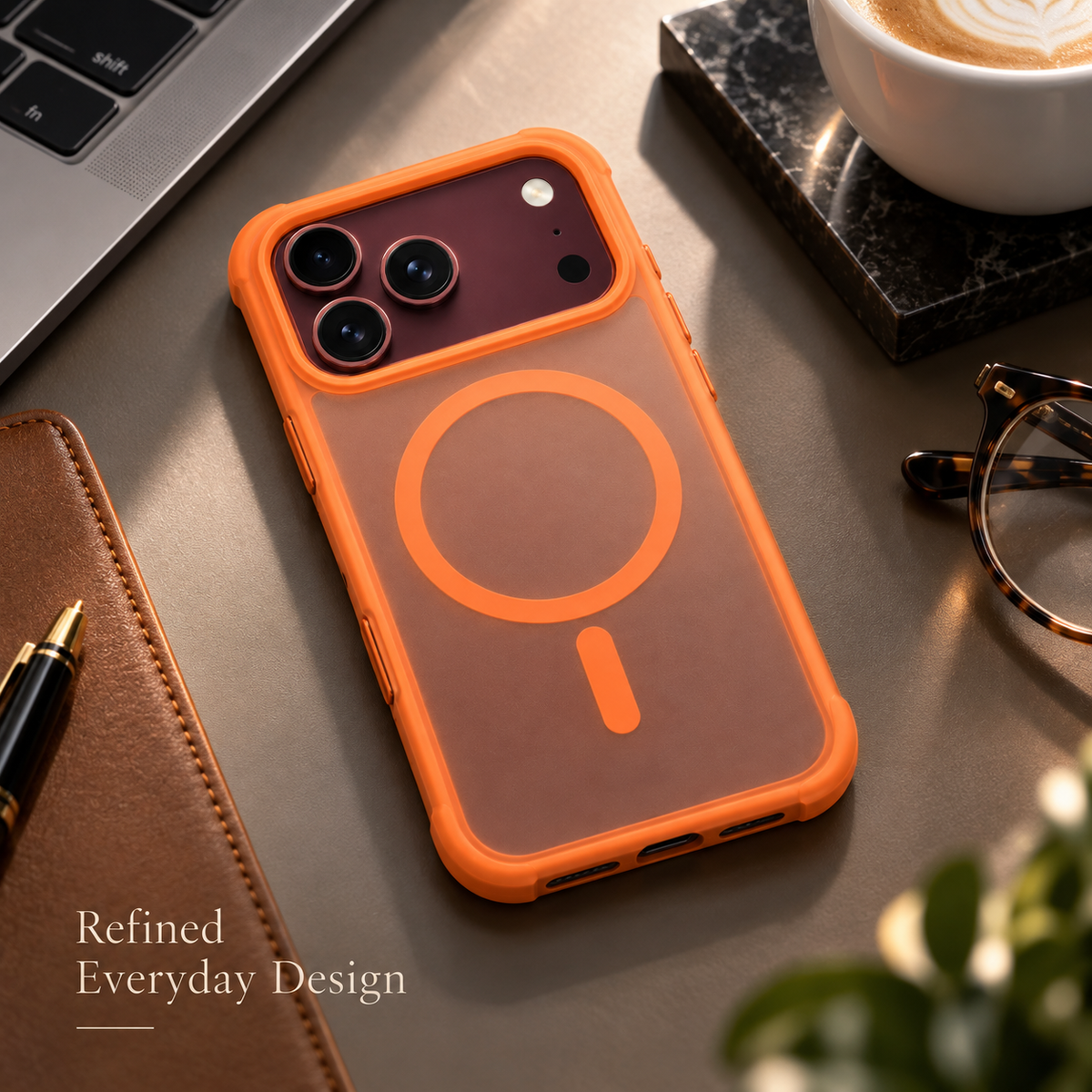 Premium iPhone Case Matte Translucent Skin Feel MagSafe Magnetic Ultra Thin Foldable Cover Wireless Charging Hard PC Slim Durable Protective Phone Cover Case