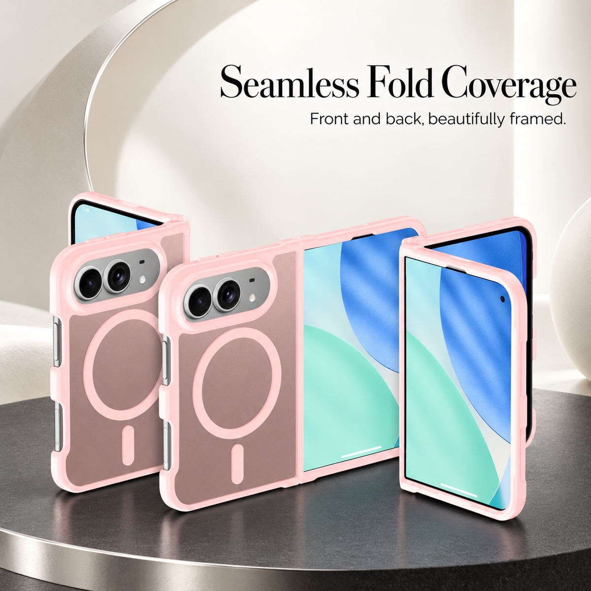 Premium iPhone Case Matte Translucent Skin Feel MagSafe Magnetic Ultra Thin Foldable Cover Wireless Charging Hard PC Slim Durable Protective Phone Cover Case
