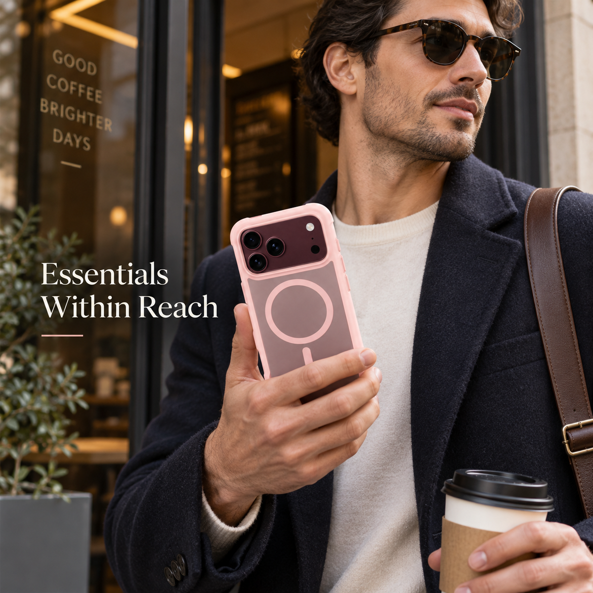 Premium iPhone Case Matte Translucent Skin Feel MagSafe Magnetic Ultra Thin Foldable Cover Wireless Charging Hard PC Slim Durable Protective Phone Cover Case