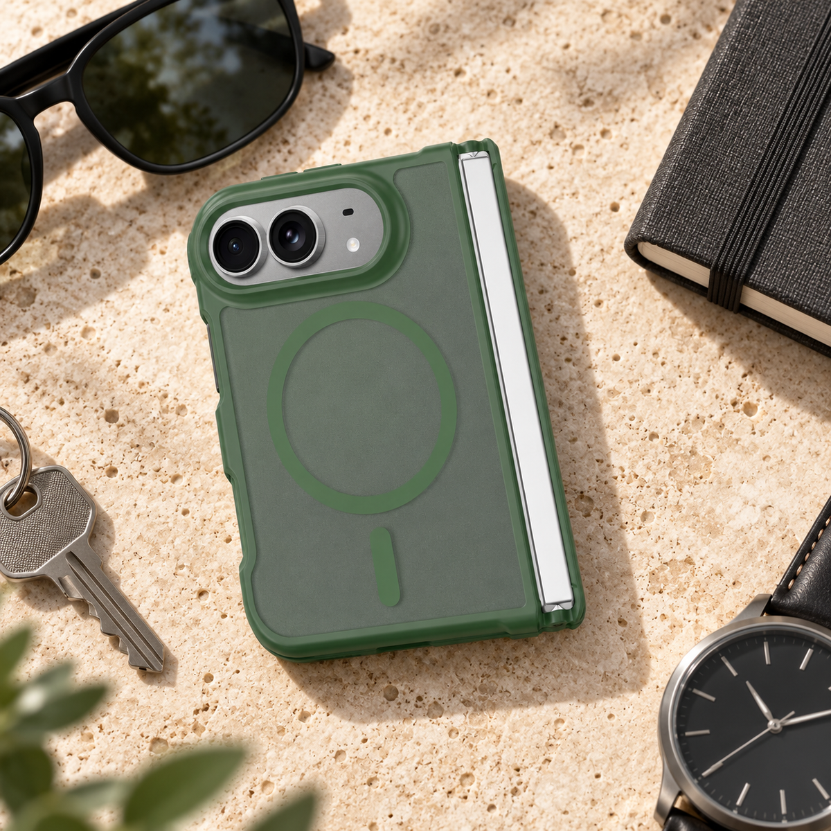 Premium iPhone Case Matte Translucent Skin Feel MagSafe Magnetic Ultra Thin Foldable Cover Wireless Charging Hard PC Slim Durable Protective Phone Cover Case