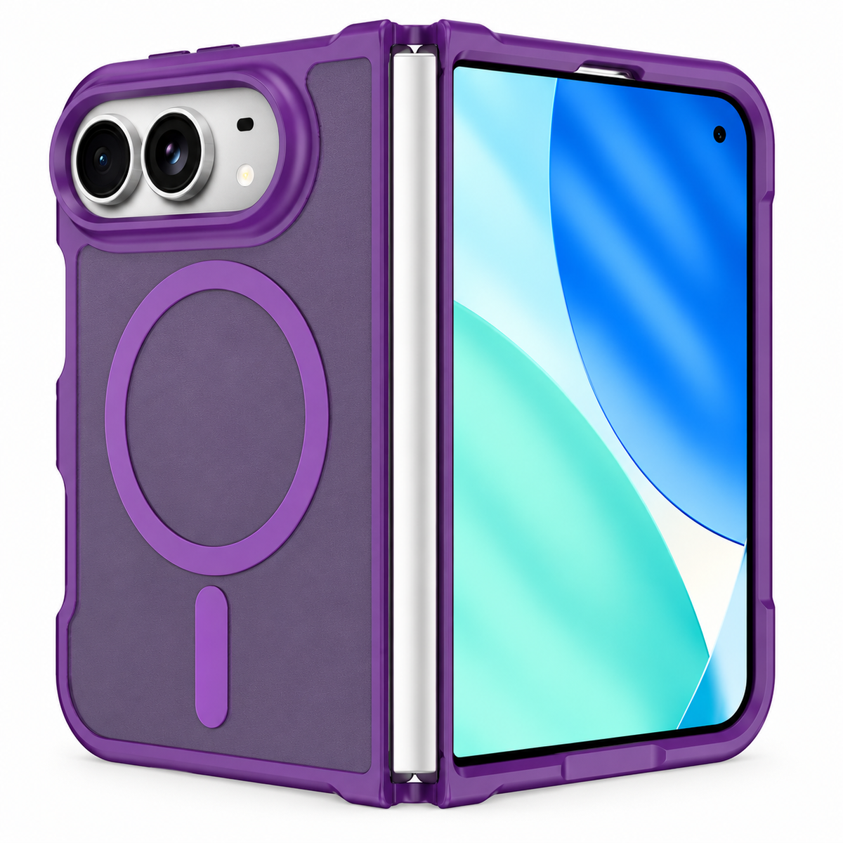 Premium iPhone Case Matte Translucent Skin Feel MagSafe Magnetic Ultra Thin Foldable Cover Wireless Charging Hard PC Slim Durable Protective Phone Cover Case
