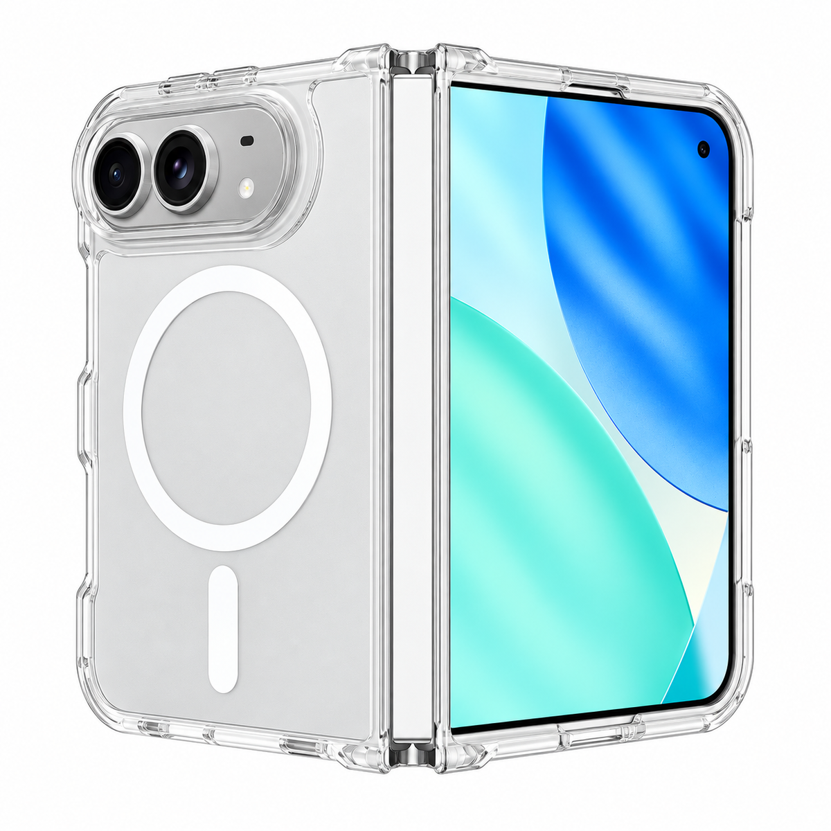 Premium iPhone Case Matte Translucent Skin Feel MagSafe Magnetic Ultra Thin Foldable Cover Wireless Charging Hard PC Slim Durable Protective Phone Cover Case