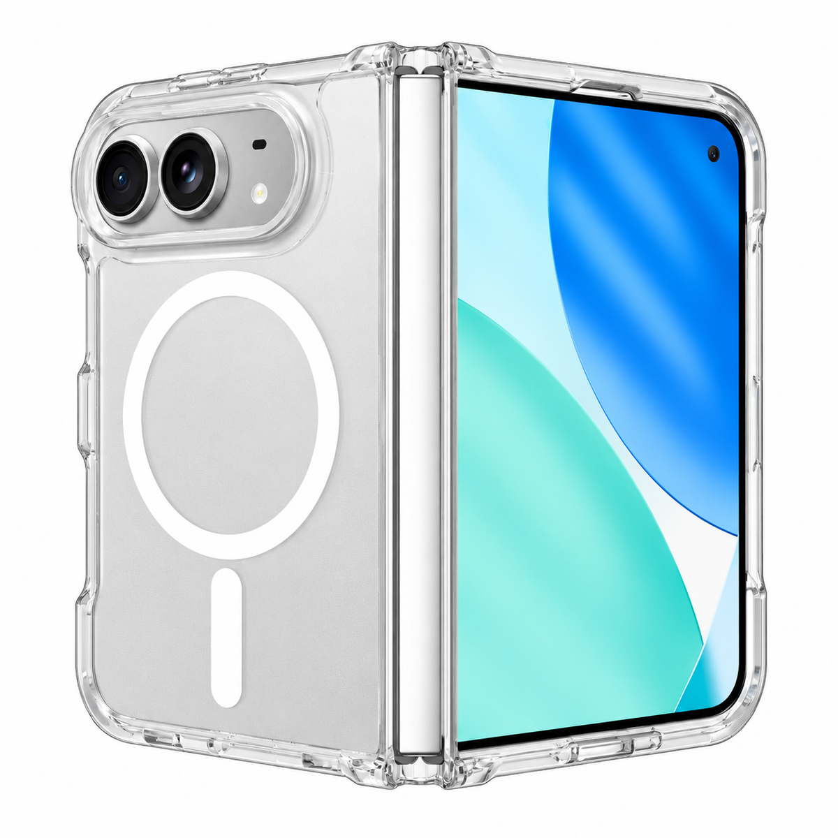 Premium iPhone Case Matte Translucent Skin Feel MagSafe Magnetic Ultra Thin Foldable Cover Wireless Charging Hard PC Slim Durable Protective Phone Cover Case