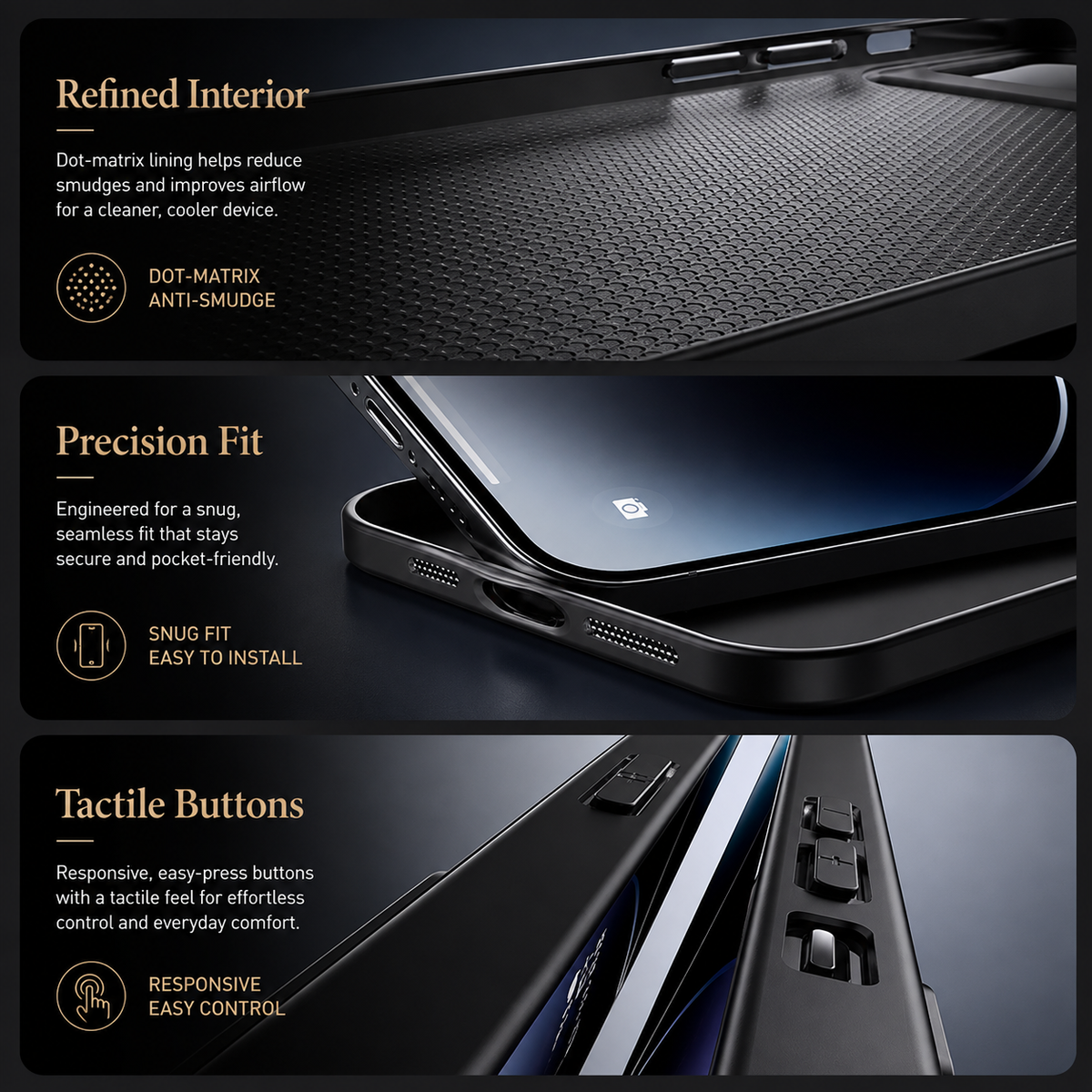 Premium iPhone Case Metal Camera Lens Protection Shockproof Dual Layer Protective Cover Soft Silicone Frame Anti Scratch Non Slip CD Laser 3D Design