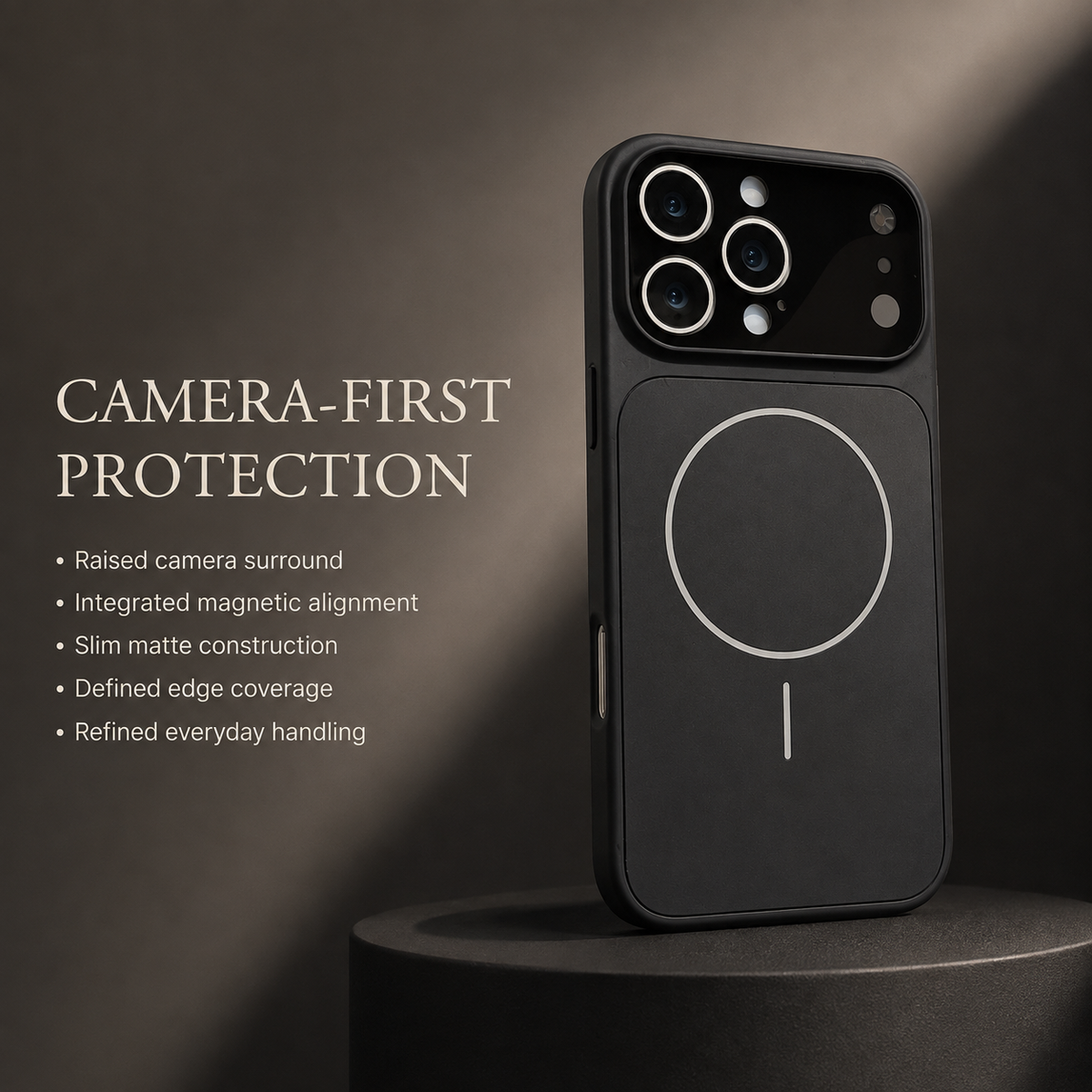 Premium iPhone Case Nano Matte Glass MagSafe Magnetic Wireless Charging Armor Shockproof Anti Fingerprint Slim Non Slip Durable Protective Phone Cover Case