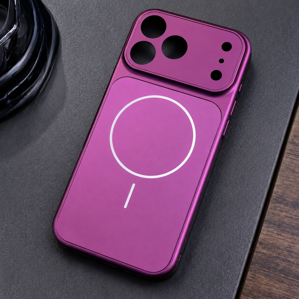 Premium iPhone Case Nano Matte Glass MagSafe Magnetic Wireless Charging Armor Shockproof Anti Fingerprint Slim Non Slip Durable Protective Phone Cover Case