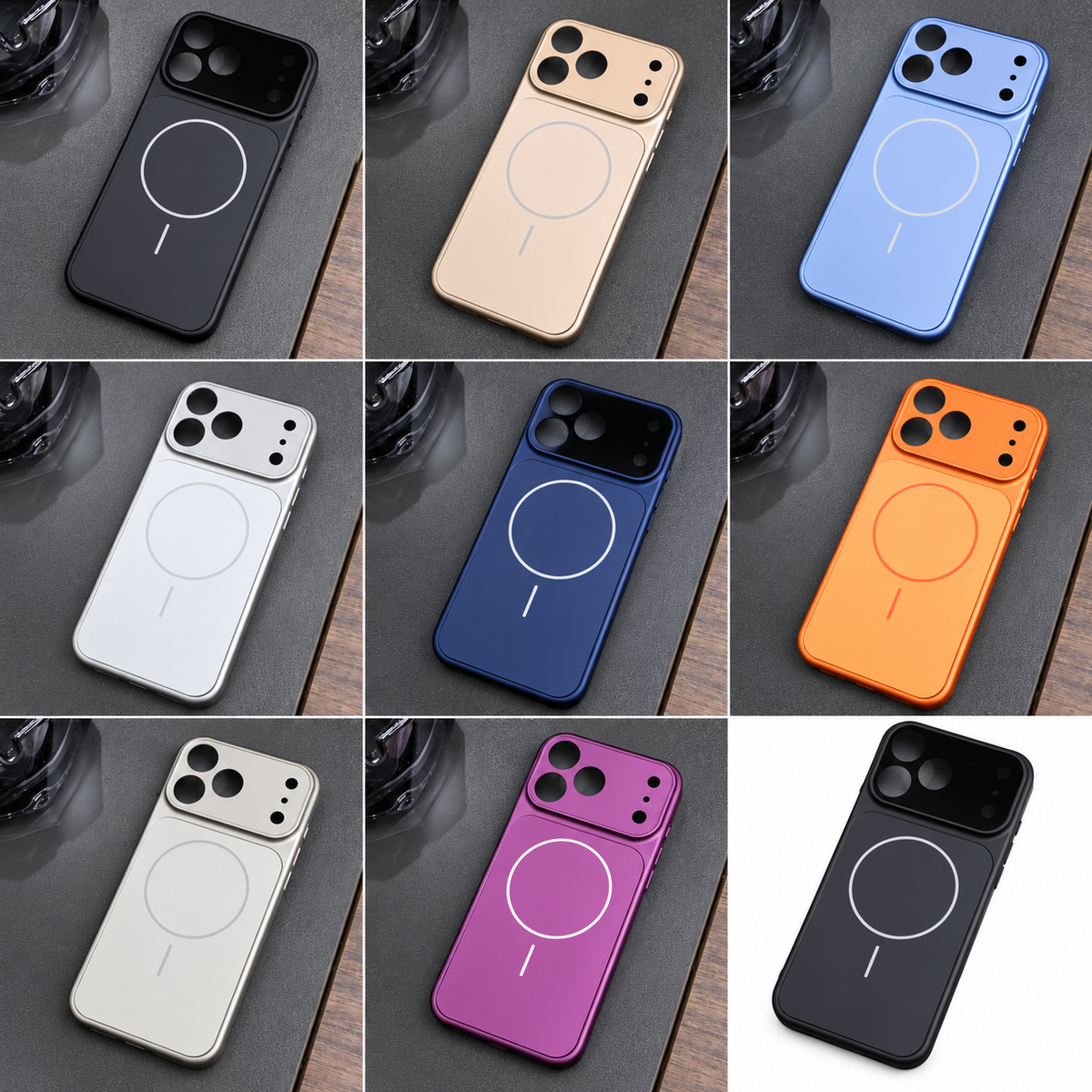Premium iPhone Case Nano Matte Glass MagSafe Magnetic Wireless Charging Armor Shockproof Anti Fingerprint Slim Non Slip Durable Protective Phone Cover Case