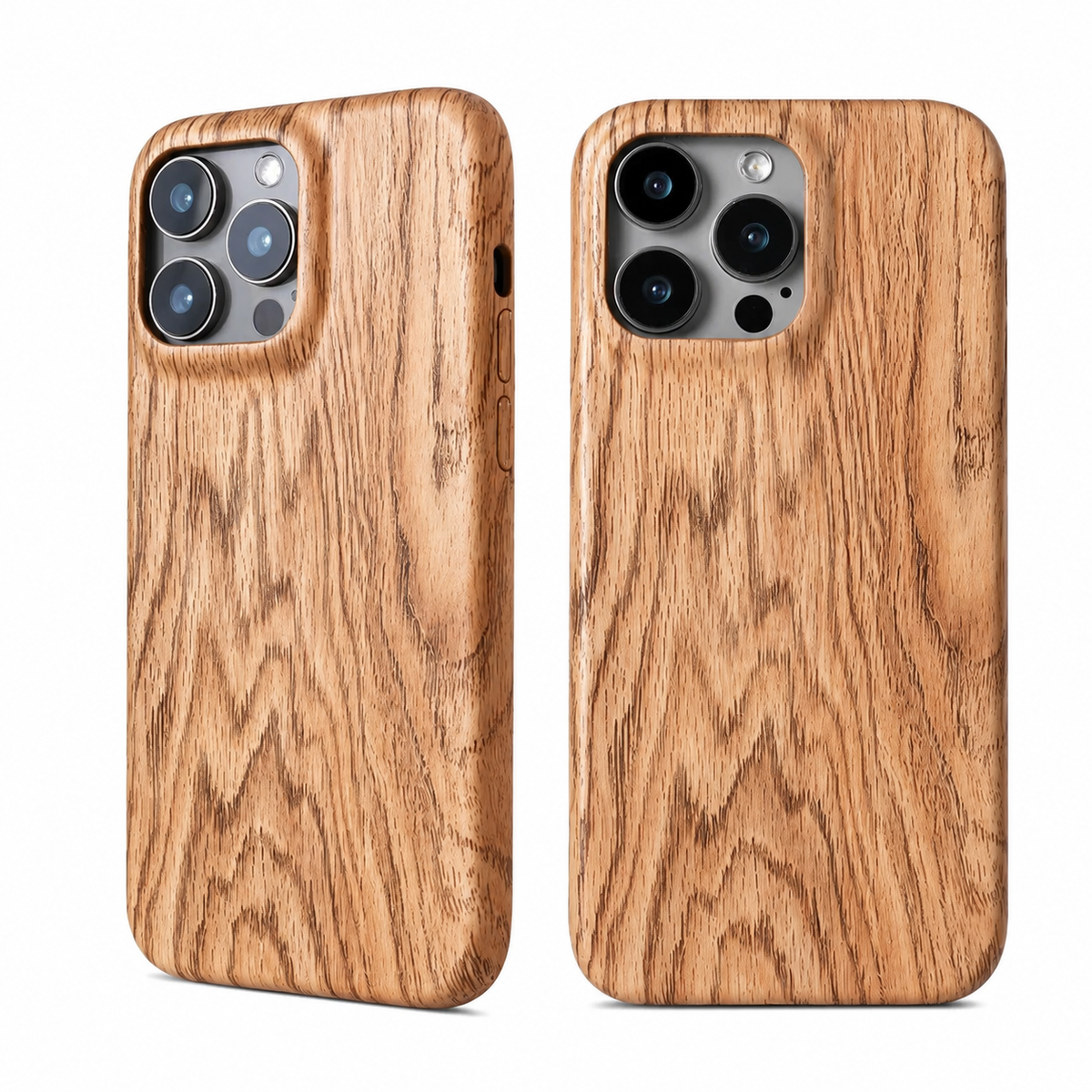 Premium iPhone Case Natural Walnut Wood Magnetic Protective Cover TPU PC Shockproof Anti Scratch Slim Full Coverage Non Slip Handmade Design