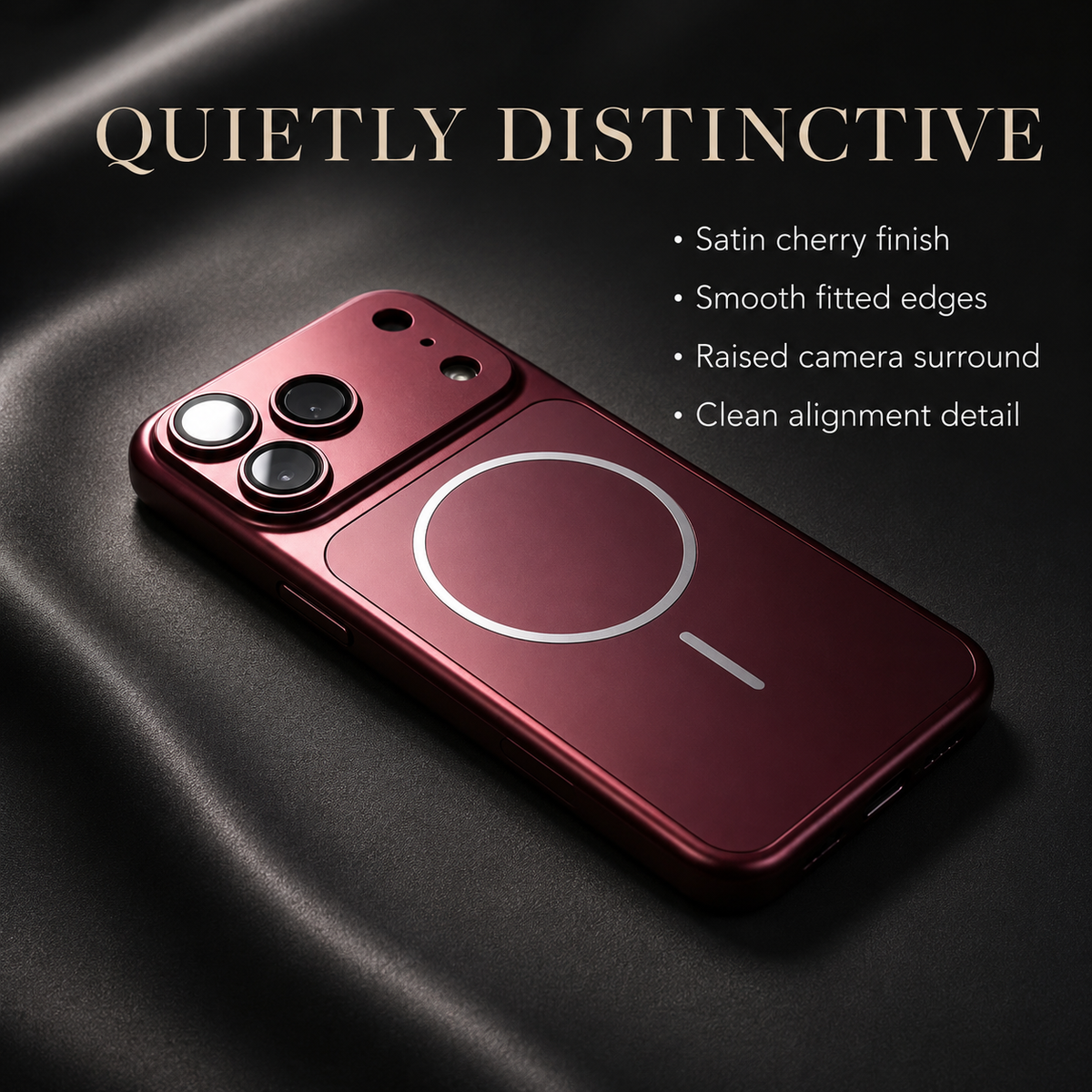 Premium iPhone Case New Metal Color MagSafe Magnetic Large Window Plating Hard PC Shockproof Anti Drop Slim Durable Protective Phone Cover Shell Case