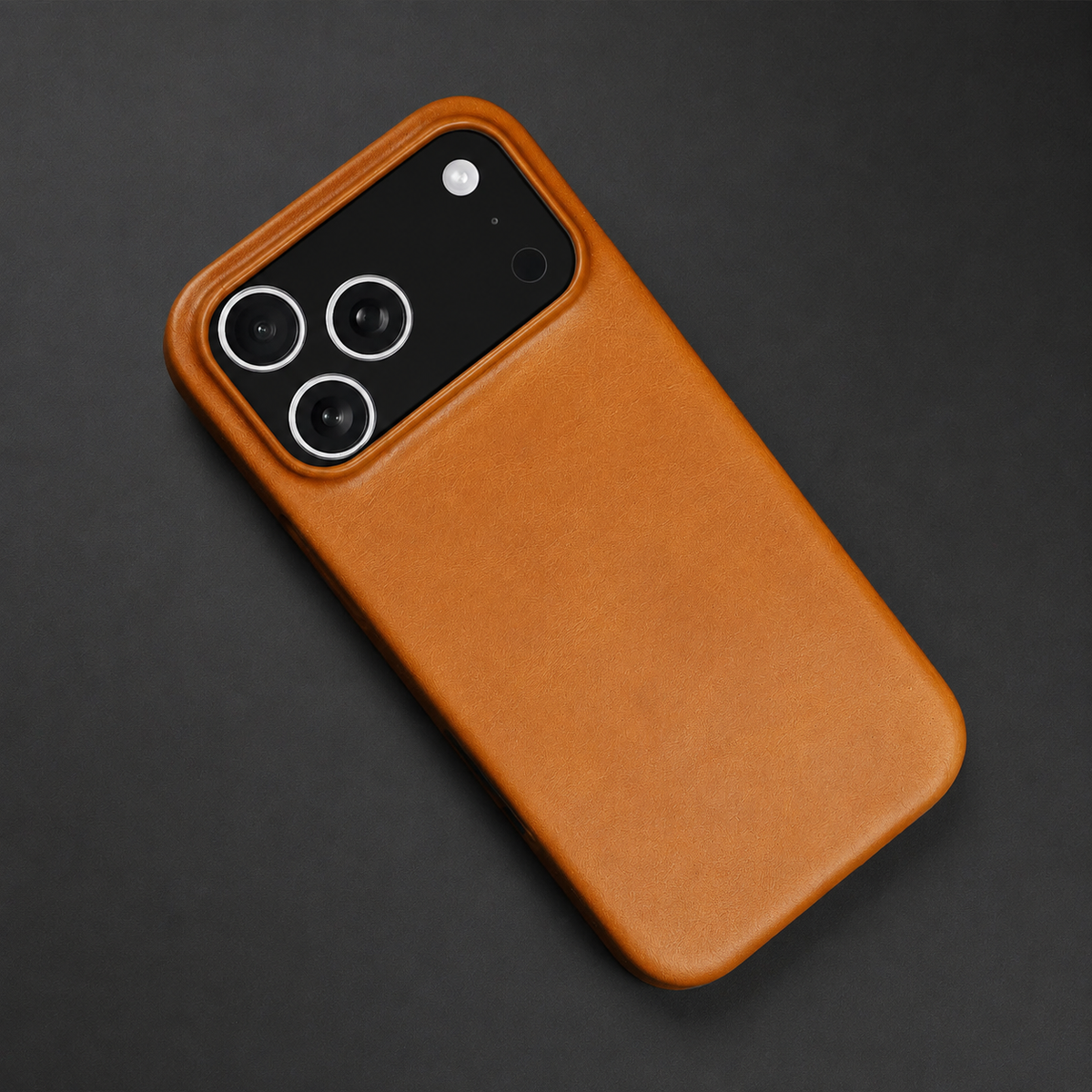 Premium iPhone Case Oil Wax Genuine Leather Luxury Vintage Slim Shockproof Anti Scratch Non Slip Durable Soft Touch Protective Hard Back Phone Cover Case