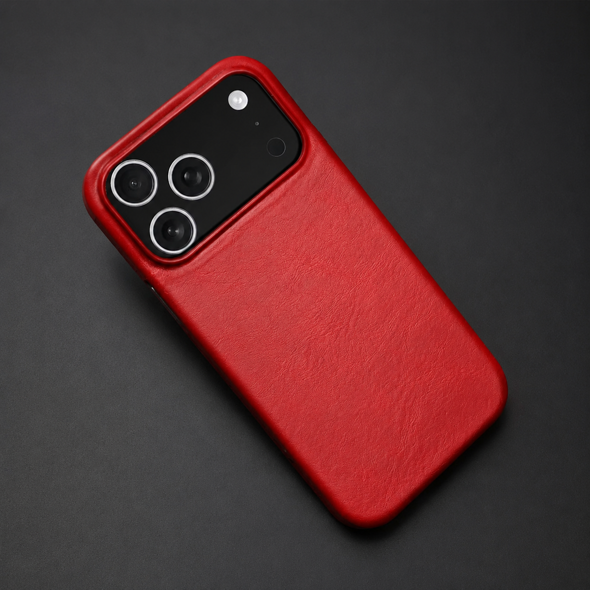 Premium iPhone Case Oil Wax Genuine Leather Luxury Vintage Slim Shockproof Anti Scratch Non Slip Durable Soft Touch Protective Hard Back Phone Cover Case