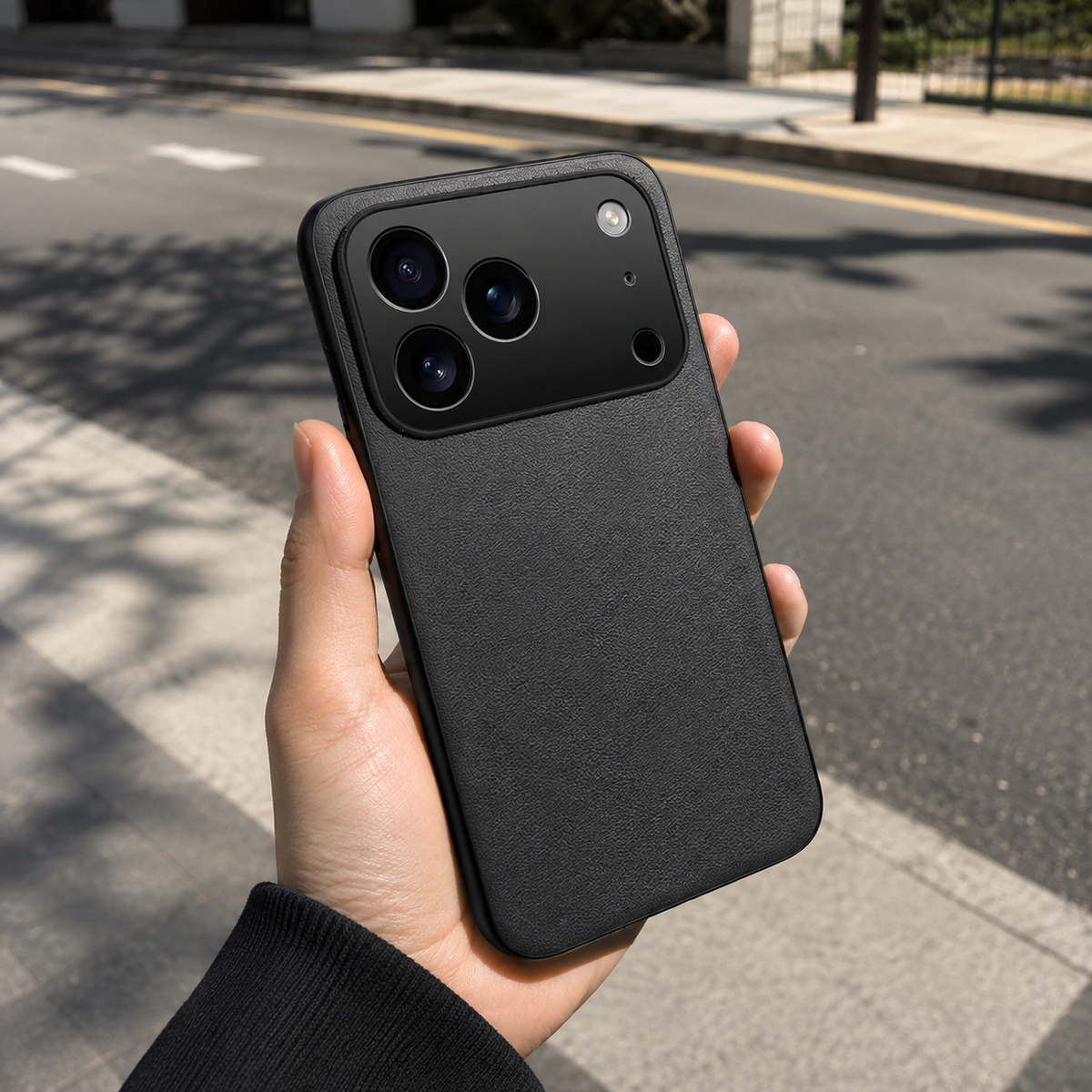 Premium iPhone Case Shockproof PC TPU Protective Cover Silicone Bumper Full Coverage Dustproof Slim Non Slip Soft Edge Anti Scratch Plain Design