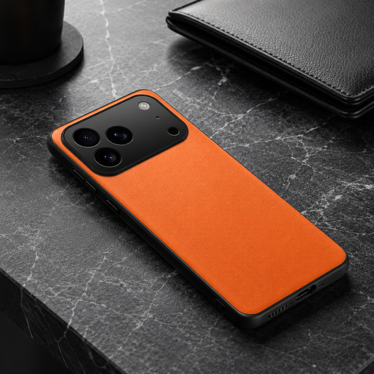 Premium iPhone Case Shockproof PC TPU Protective Cover Silicone Bumper Full Coverage Dustproof Slim Non Slip Soft Edge Anti Scratch Plain Design