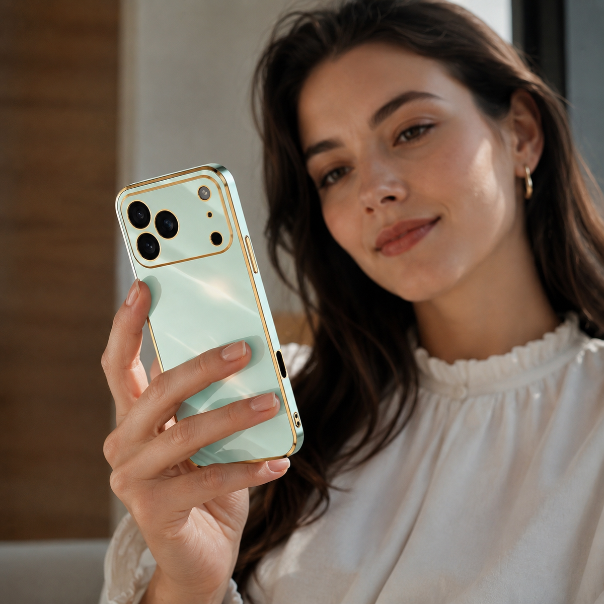 Premium iPhone Case Silicone Protective Cover MagSafe Compatible Shockproof Anti Scratch Matte Plating Soft Bumper Full Coverage Slim Lightweight Design