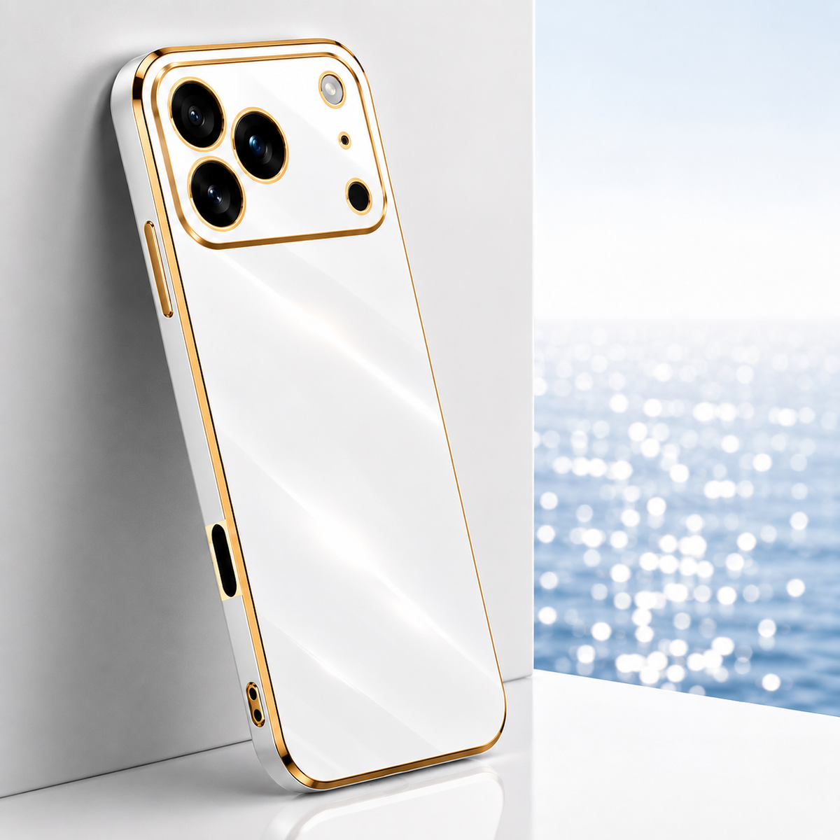 Premium iPhone Case Silicone Protective Cover MagSafe Compatible Shockproof Anti Scratch Matte Plating Soft Bumper Full Coverage Slim Lightweight Design