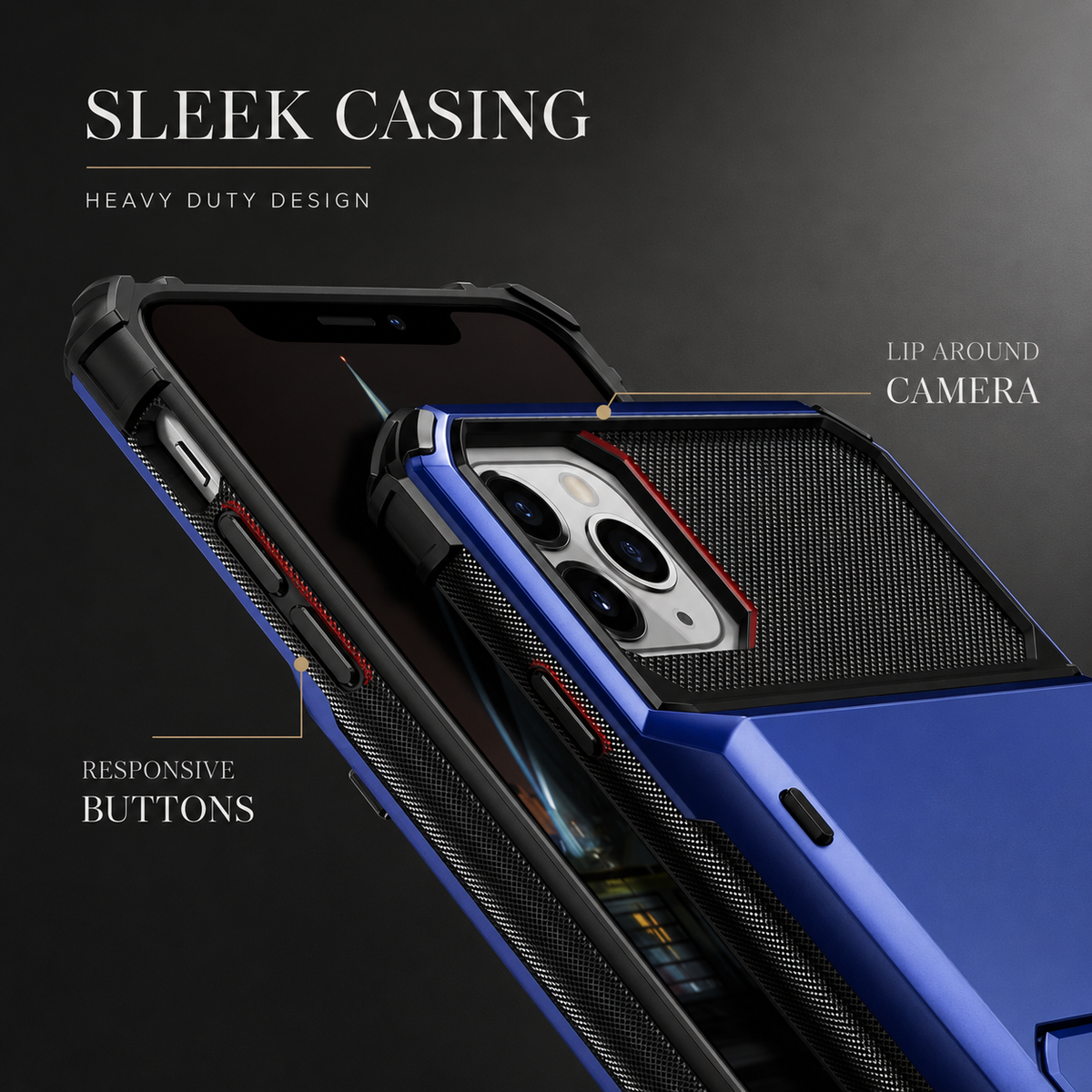 Premium iPhone Case Slide Wallet Card Case Shockproof Dual Layer PC Cover Non Slip Anti Scratch Business Protective Full Coverage Magnetic Slim Design
