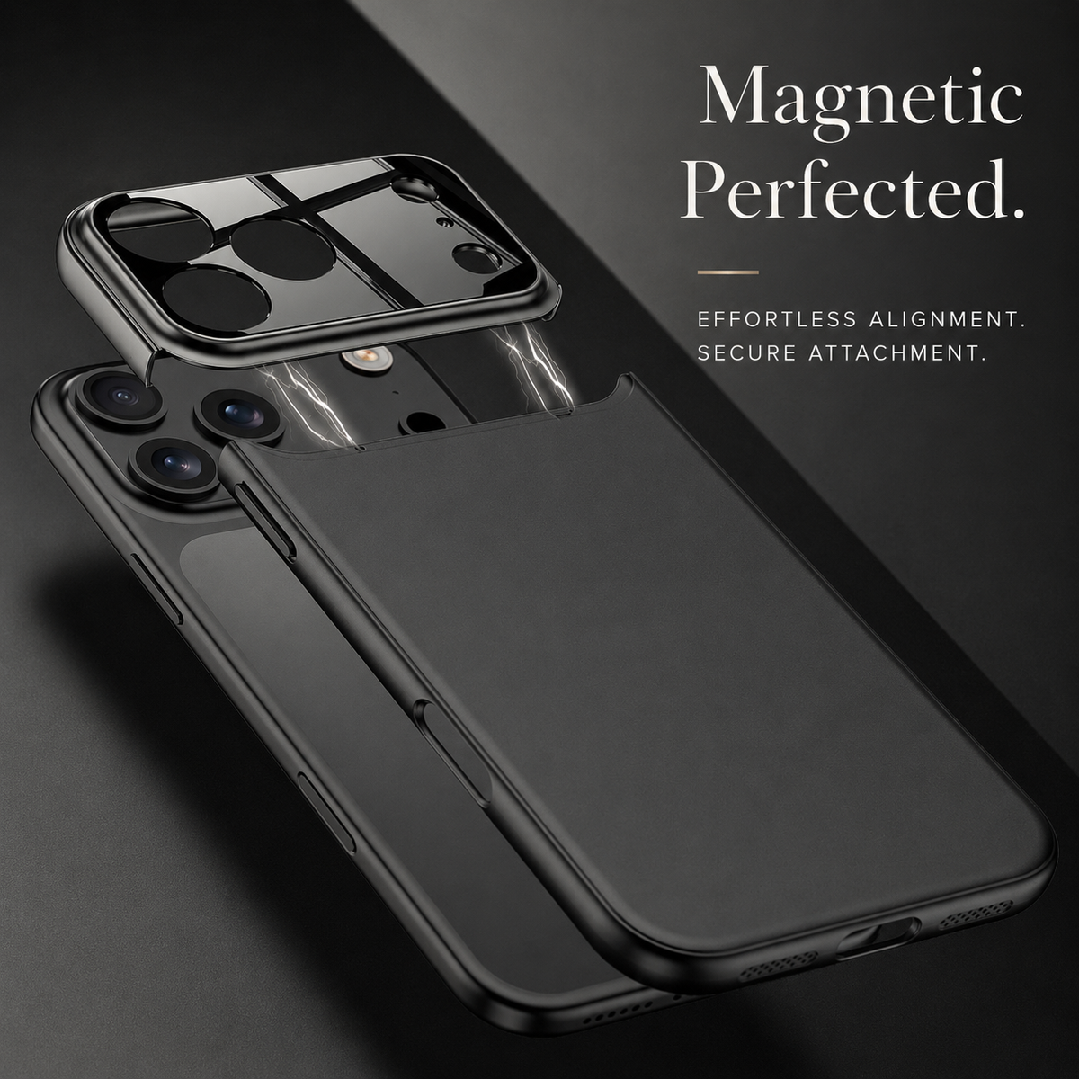 Premium iPhone Case Slim Hard Protective Cover Camera Lens Protection Anti Scratch Anti Fingerprint Non Slip Two Tone Spliced Half Wrapped Shell
