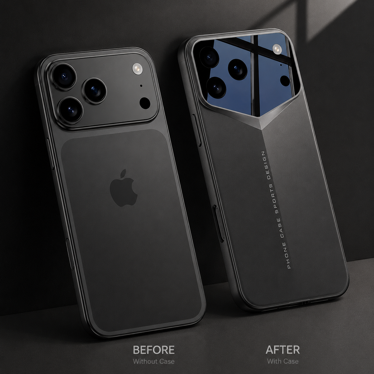 Premium iPhone Case Slim Matte Hard PC Full Coverage Camera Lens Protection Shockproof Anti Fingerprint Lightweight Scratch Resistant Wireless Charging