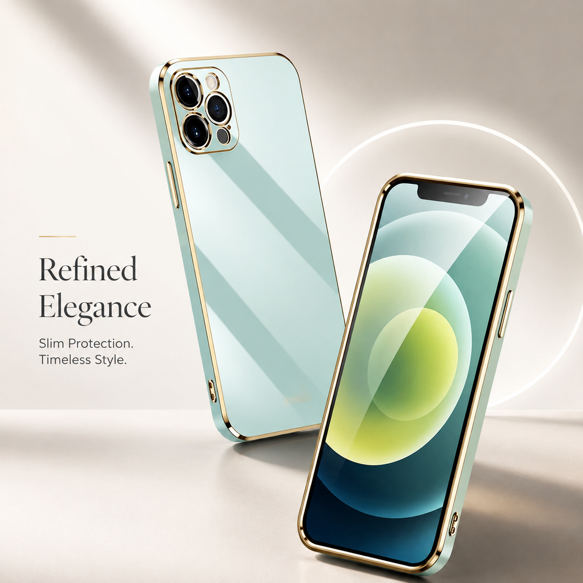 Premium iPhone Case Soft Silicone MagSafe Compatible Plated Edges Solid Color Slim Shockproof Anti Scratch Lightweight Non Slip Matte Protective Cover