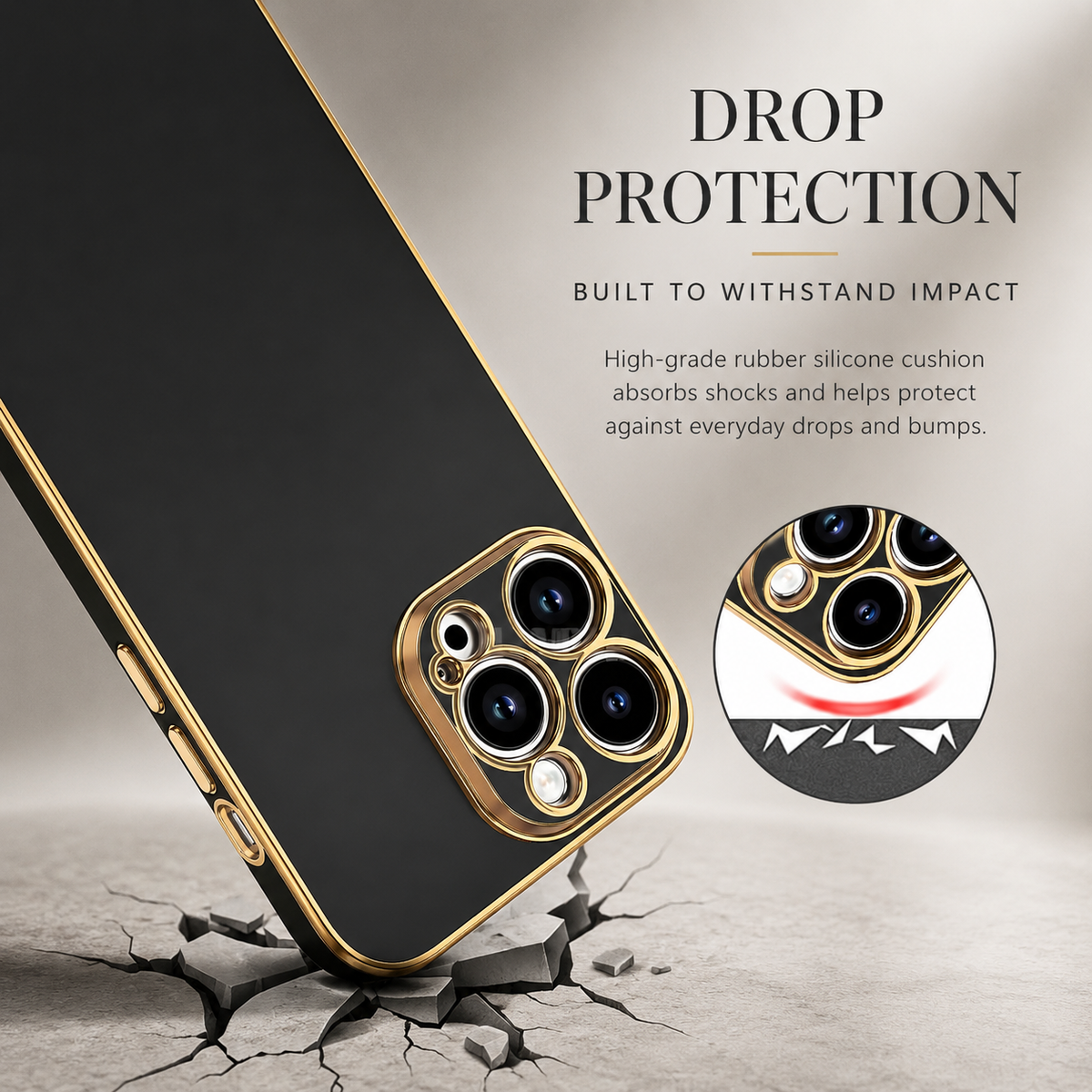 Premium iPhone Case Soft Silicone MagSafe Compatible Plated Edges Solid Color Slim Shockproof Anti Scratch Lightweight Non Slip Matte Protective Cover
