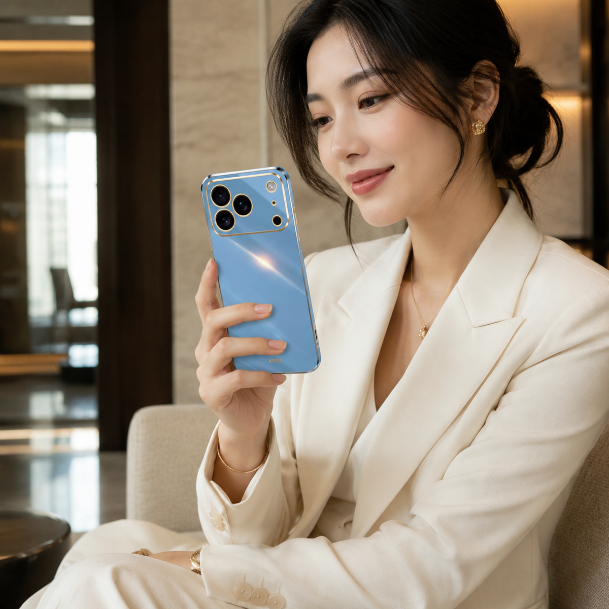 Premium iPhone Case Soft Silicone Plating Shockproof Protective Bumper Anti Scratch Anti Fingerprint Dustproof Lightweight Slim Liquid Silicone Cover