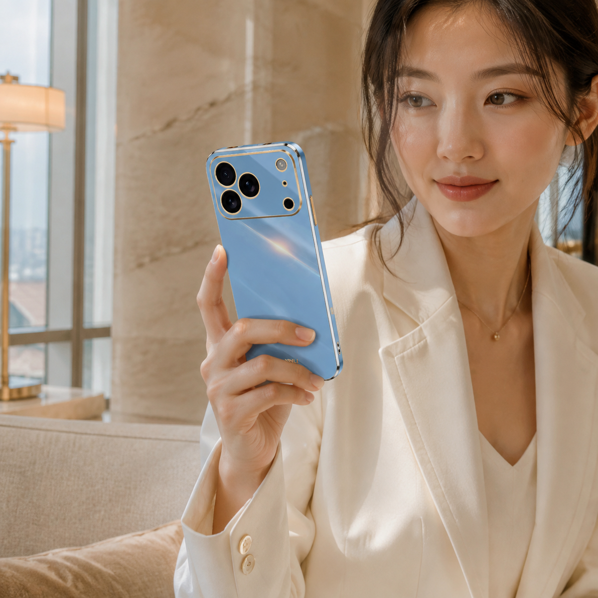 Premium iPhone Case Soft Silicone Plating Shockproof Protective Bumper Anti Scratch Anti Fingerprint Dustproof Lightweight Slim Liquid Silicone Cover
