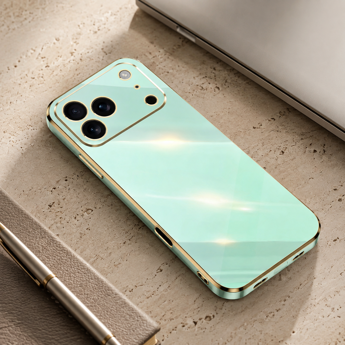 Premium iPhone Case Soft Silicone Plating Shockproof Protective Bumper Anti Scratch Anti Fingerprint Dustproof Lightweight Slim Liquid Silicone Cover