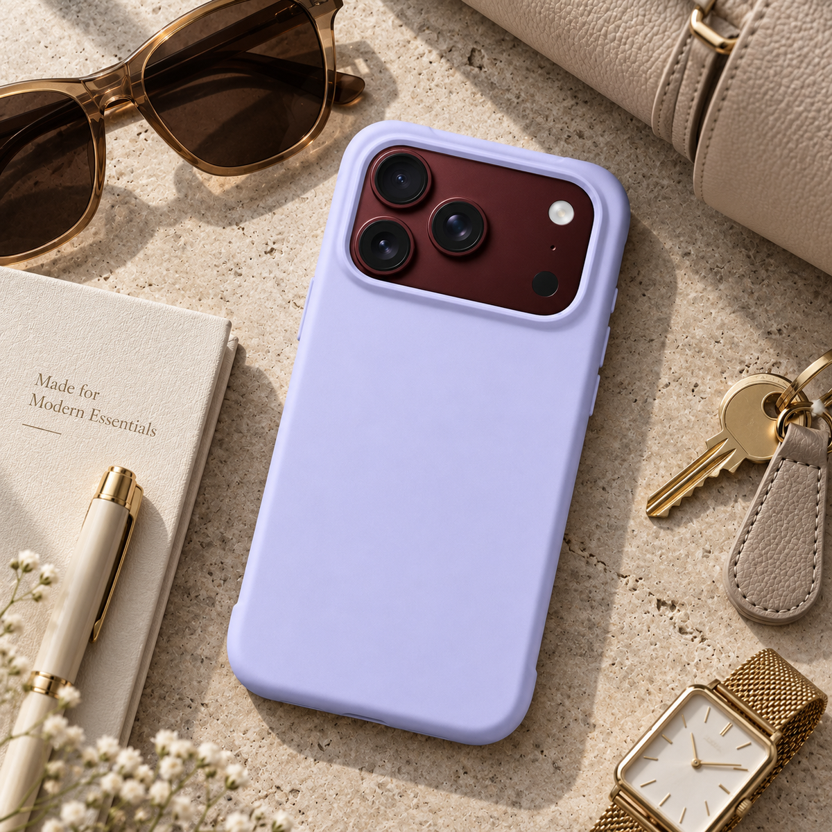 Premium iPhone Case Solid Color Skin Feel Hinge Protection Foldable Cover Shockproof Slim Non Slip Wear Resistant Durable Protective Phone Cover Shell Case