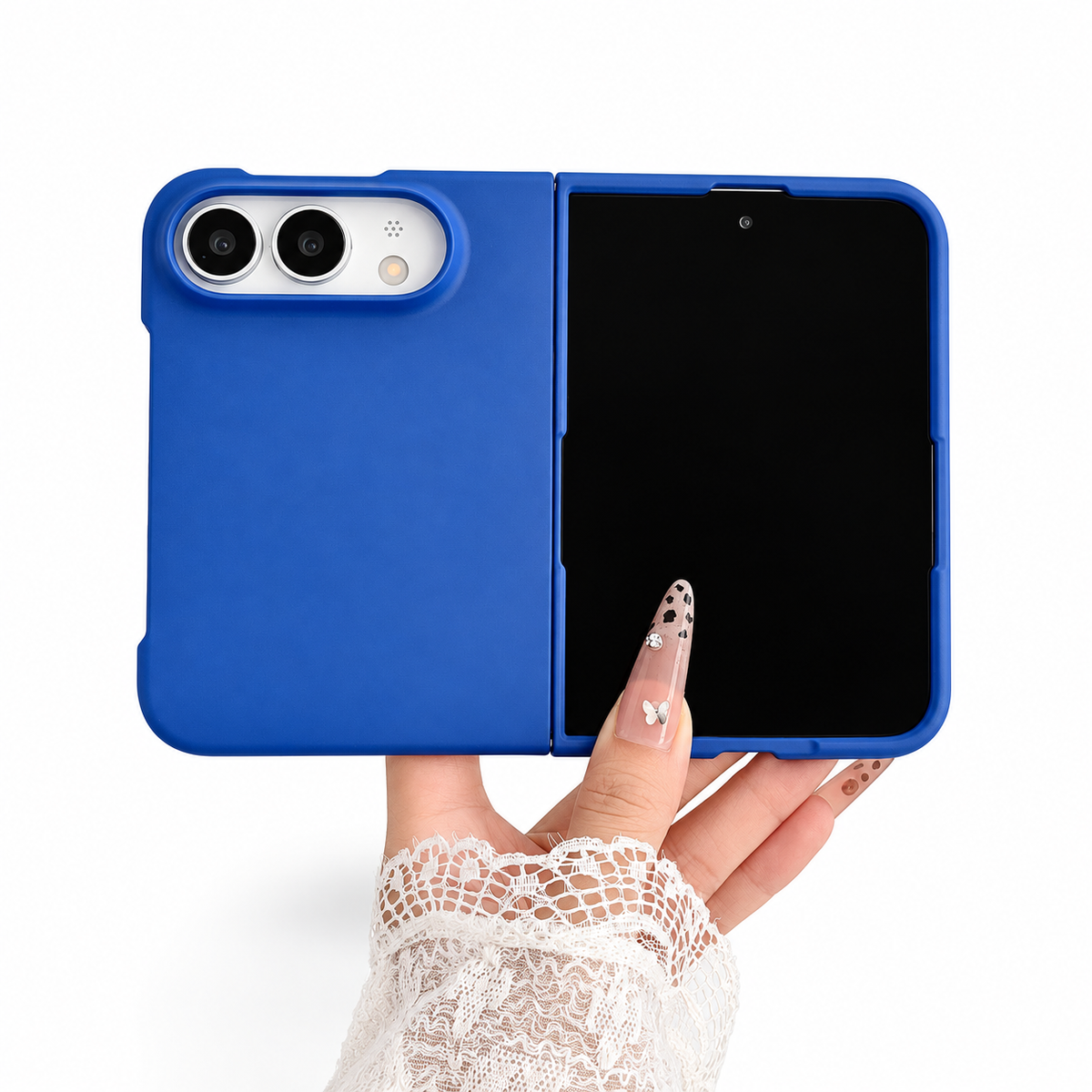 Premium iPhone Case Solid Color Skin Feel Shockproof Foldable Cover Wear Resistant Comfortable Grip Slim Non Slip Durable Practical Protective Phone Cover Case