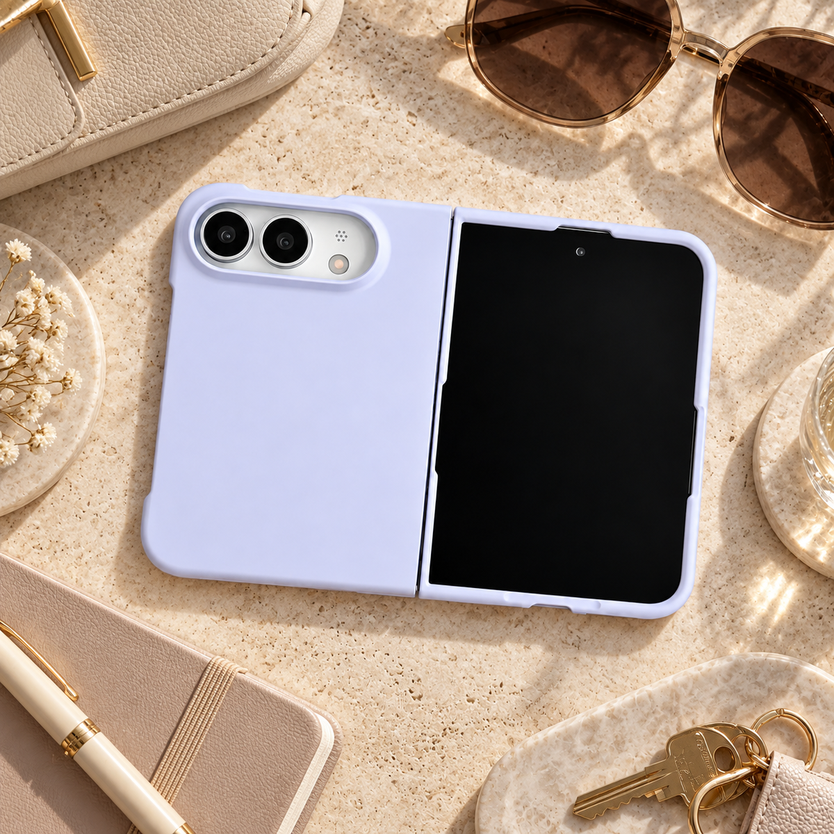 Premium iPhone Case Solid Color Skin Feel Shockproof Foldable Cover Wear Resistant Comfortable Grip Slim Non Slip Durable Practical Protective Phone Cover Case