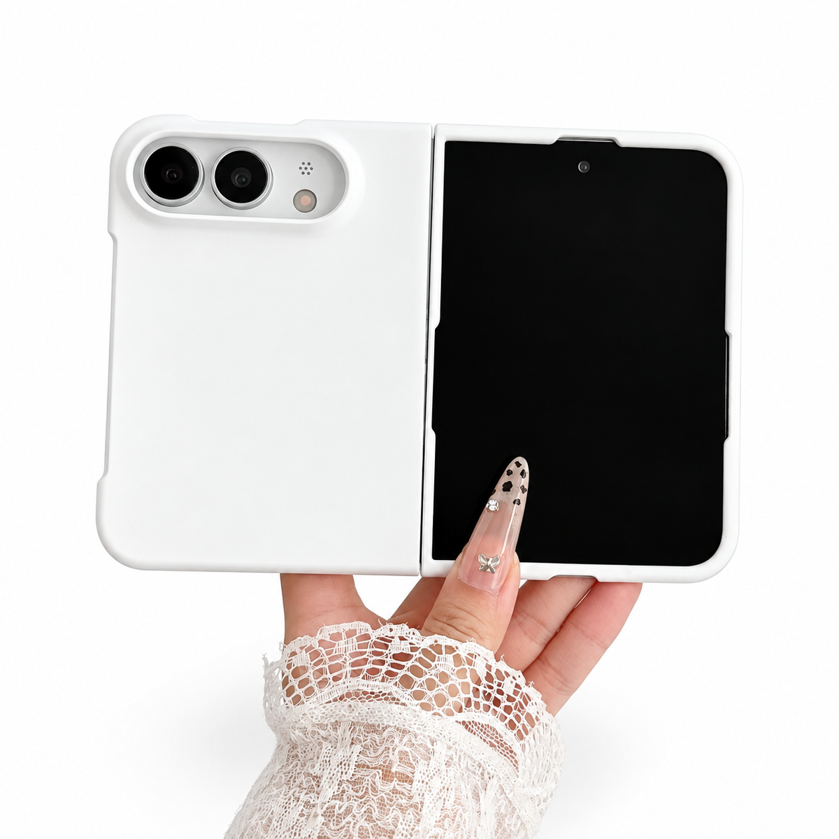 Premium iPhone Case Solid Color Skin Feel Shockproof Foldable Cover Wear Resistant Comfortable Grip Slim Non Slip Durable Practical Protective Phone Cover Case
